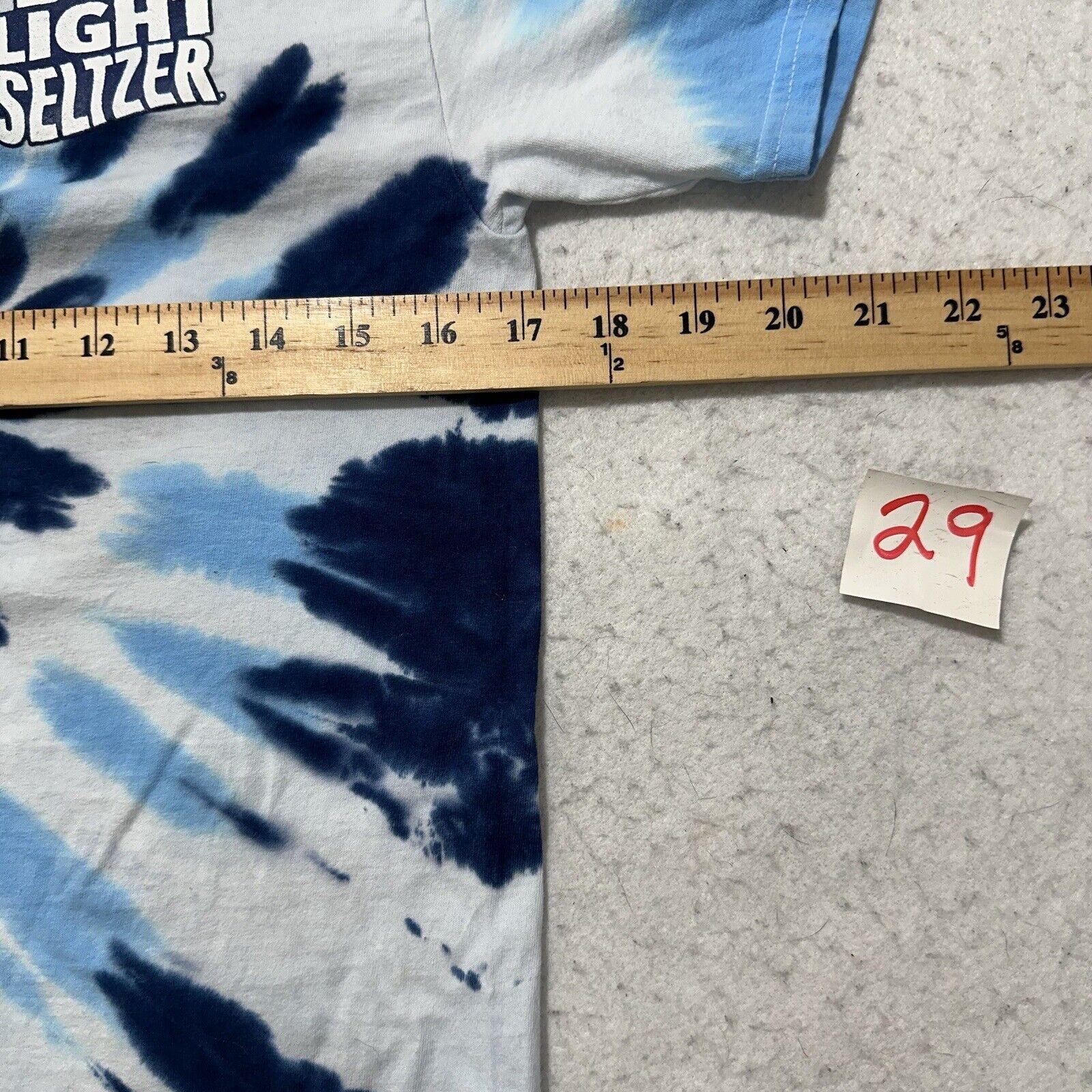 Other Bud Light Seltzer Small Blue White Tie-Dye Graphic T Shirt Size US S / EU 44-46 / 1 - 8 Thumbnail