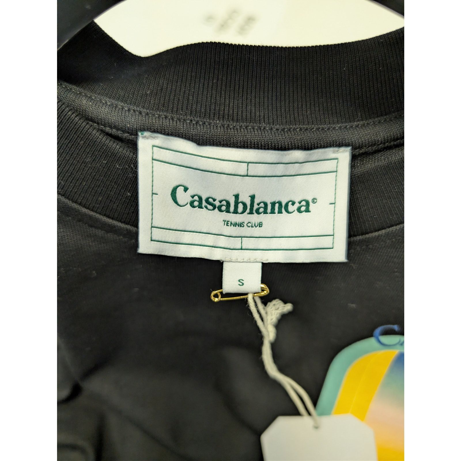Casablanca o1rshd1 CC20 L'Arc Coloré T-Shirt in Black Size US S / EU 44-46 / 1 - 17 Thumbnail