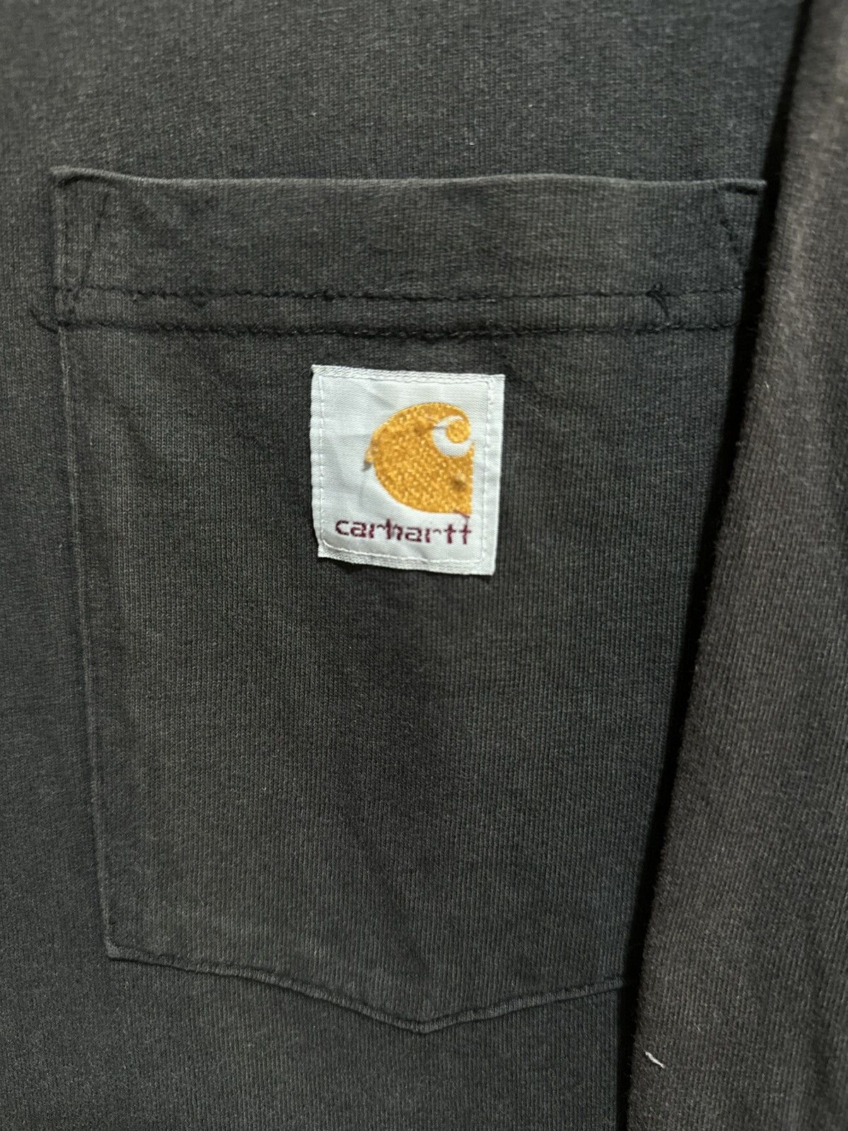 Carhartt Vintage Carhartt Pocket Tee Long Sleeve Sun Faded Tee Size US L / EU 52-54 / 3 - 3 Thumbnail