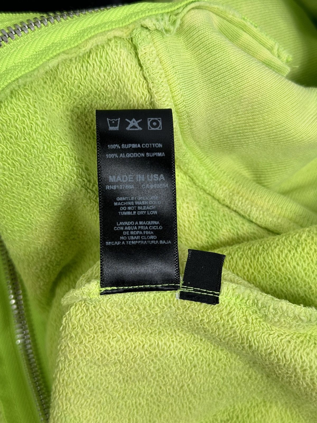 Alchemist LUCID DREAMS CRYSTAL DESIGN OVERSIZED ZIP UP HOODIE Size US L / EU 52-54 / 3 - 8 Thumbnail