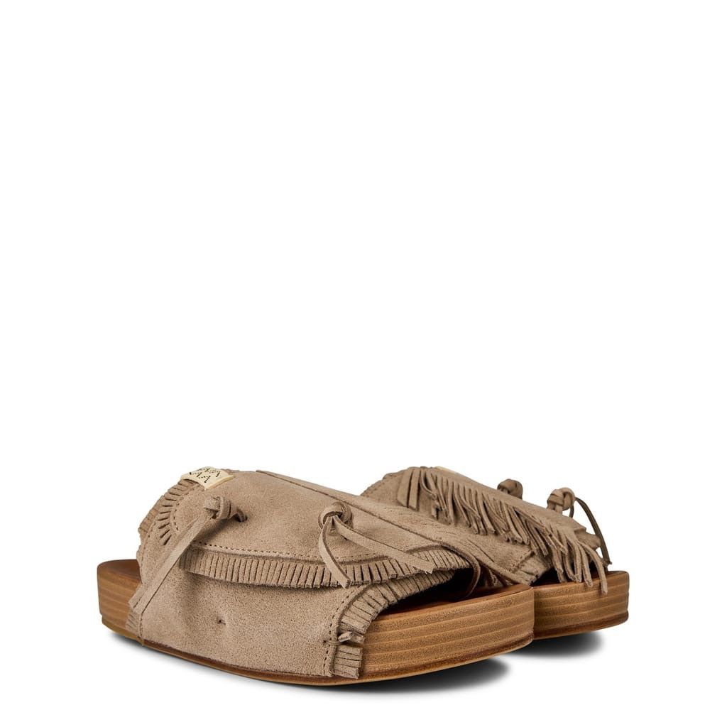 Visvim XL Visvim Christo Shaman Folk Sandals Sand Brown Size US 12 / EU 45 - 1 Thumbnail