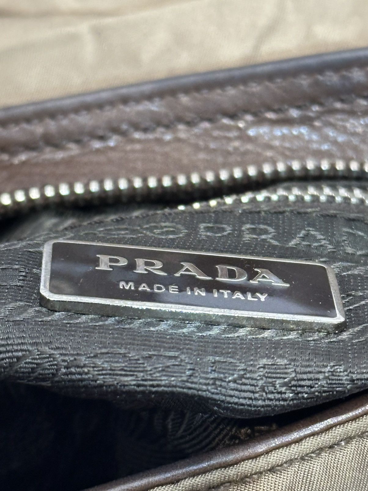 Prada Prada Tessuto and Leather Buckle Flap Shoulder Bag. Size ONE SIZE - 12 Thumbnail