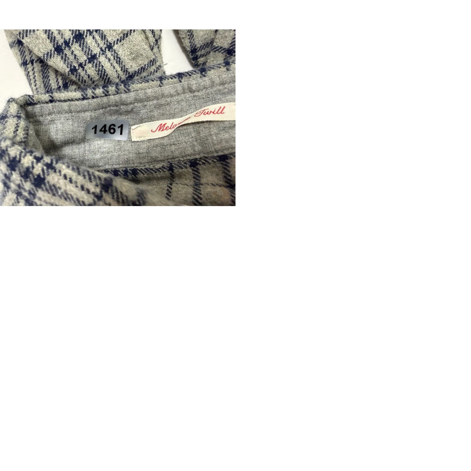 Gant VINTAGE Gant Rugger Melange Twill Shirt Men S Gray Plaid Cotton Flannel Button-Up Casual Outdoor Size US S / EU 44-46 / 1 - 10 Thumbnail
