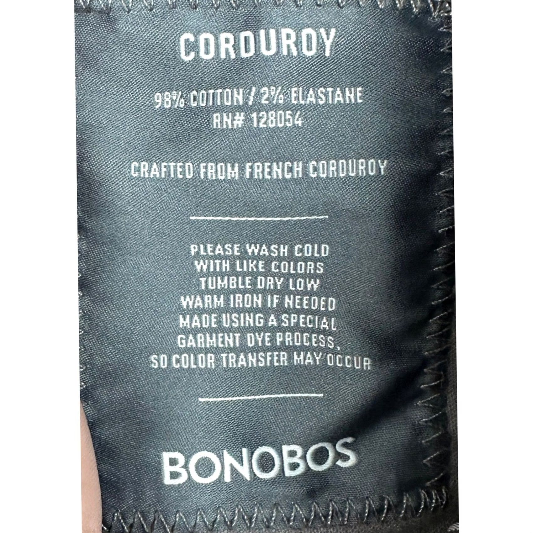 Bonobos Bonobos Pants Mens 32X30 Grey Tailored French Corduroy Chino Stretch Made In USA Size US 32 / EU 48 - 6 Thumbnail