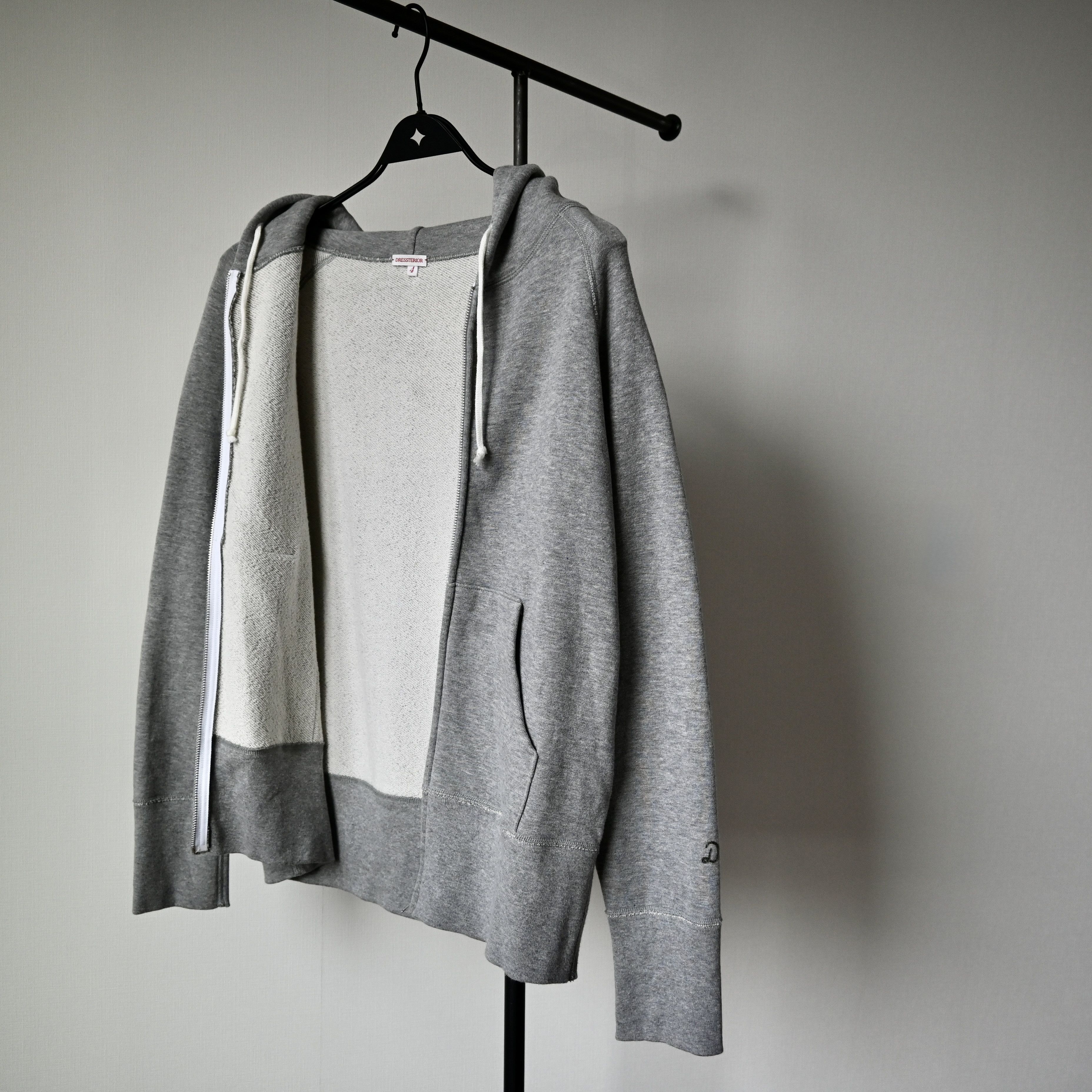 DRESSTERIOR DRESSTERIOR loopwheeled cotton zip-up hoodie made in Japan Size M / US 6-8 / IT 42-44 - 16 Thumbnail