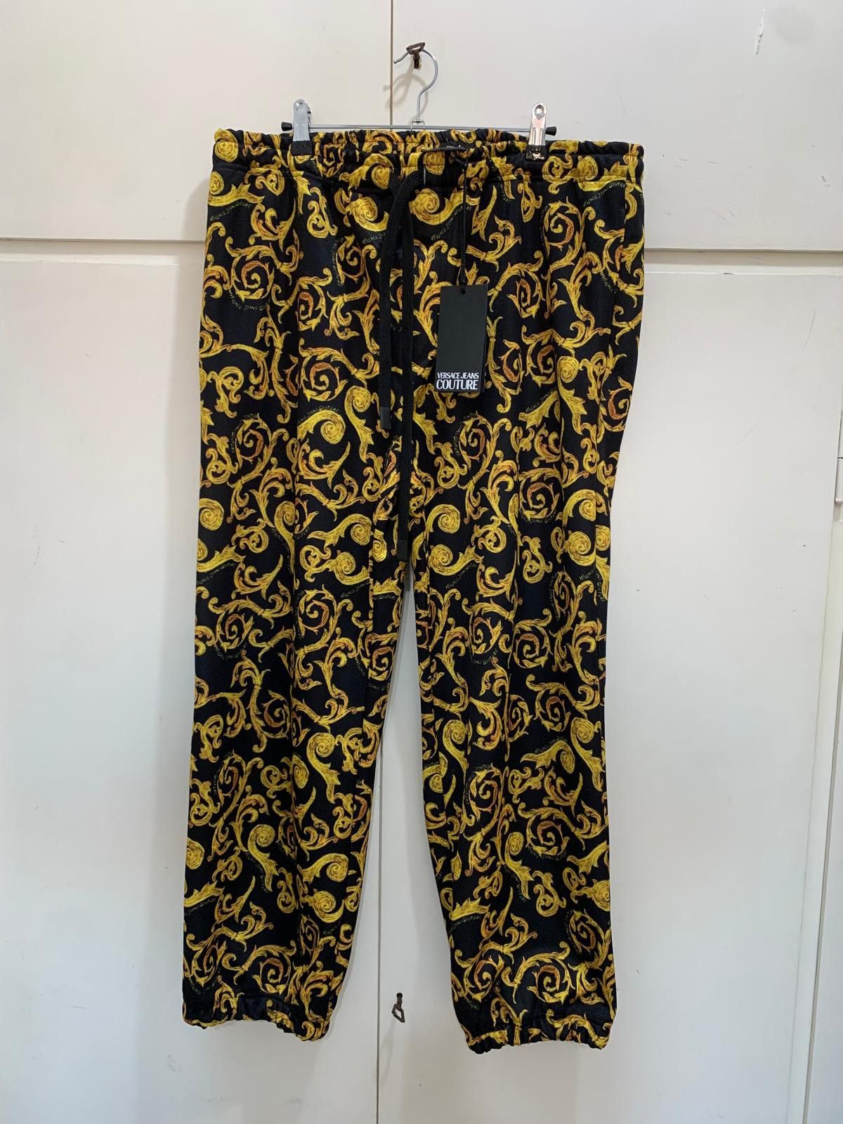 Versace Jeans Couture Versace Jeans Culture Sketch Print Tricetate Pants, XXL, Size US 38 / EU 54 - 1 Thumbnail