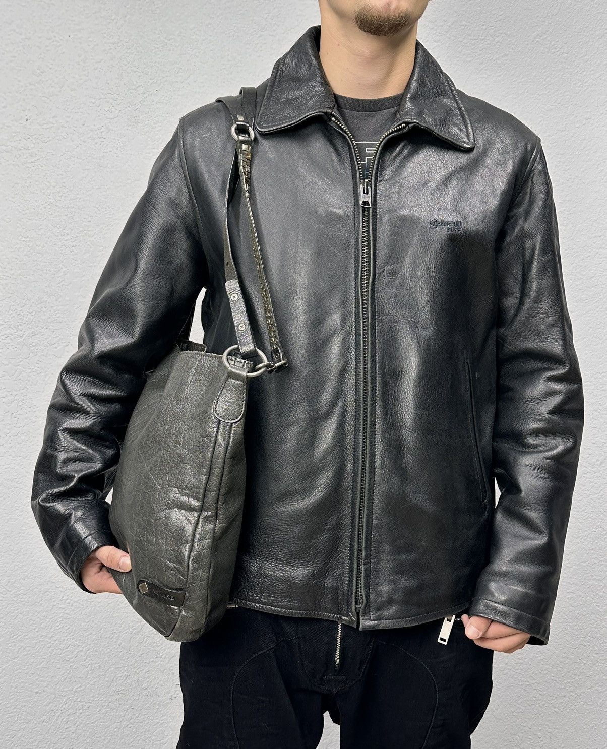 A.S.98 Vintage Japan Leather Bag Kapital Messenger Y2K Rare GOA Size ONE SIZE - 13 Thumbnail