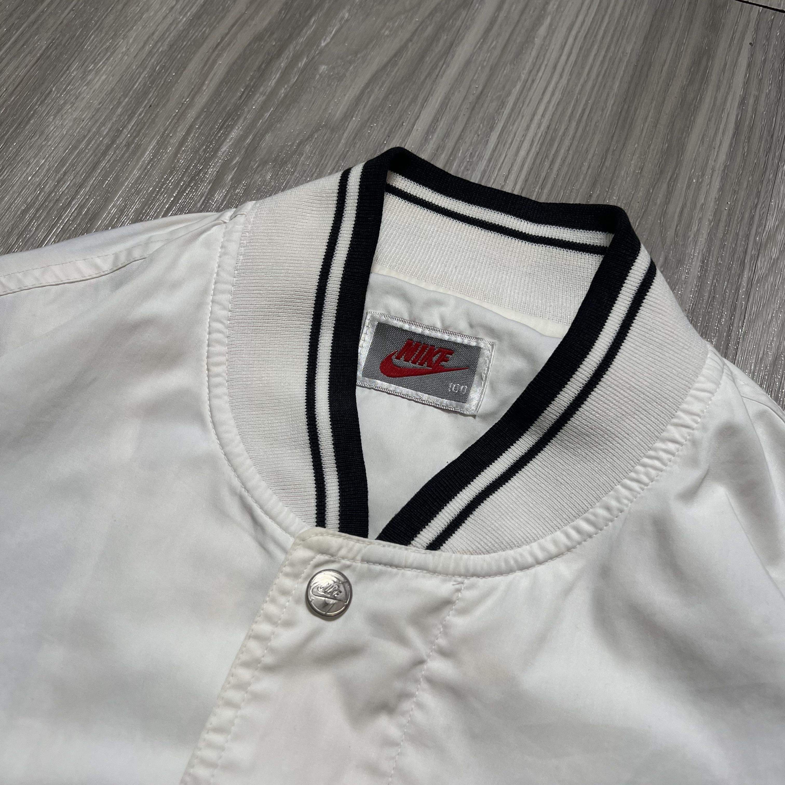 Nike Vintage 90s Nike Chris Weber Varsity Jacket (Rare) Size US XL / EU 56 / 4 - 5 Thumbnail