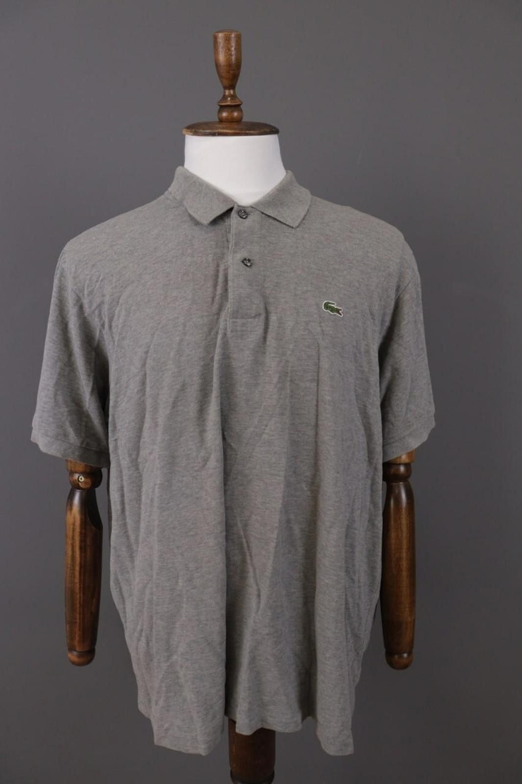 Lacoste Lacoste Classic Fit Gray Summer Polo Shirt Size 8 / 3XL Size US XXL / EU 58 / 5 - 1 Thumbnail