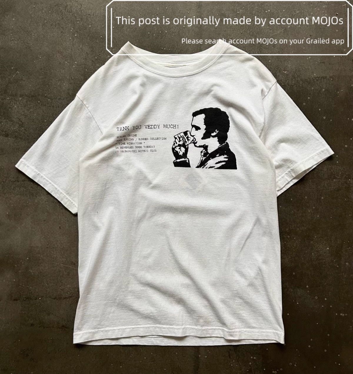 Number (N)ine Sz 2 Number Nine 01SS Tsunama Mitsui Club Tee mojos1316 Size US M / EU 48-50 / 2 - 1 Thumbnail