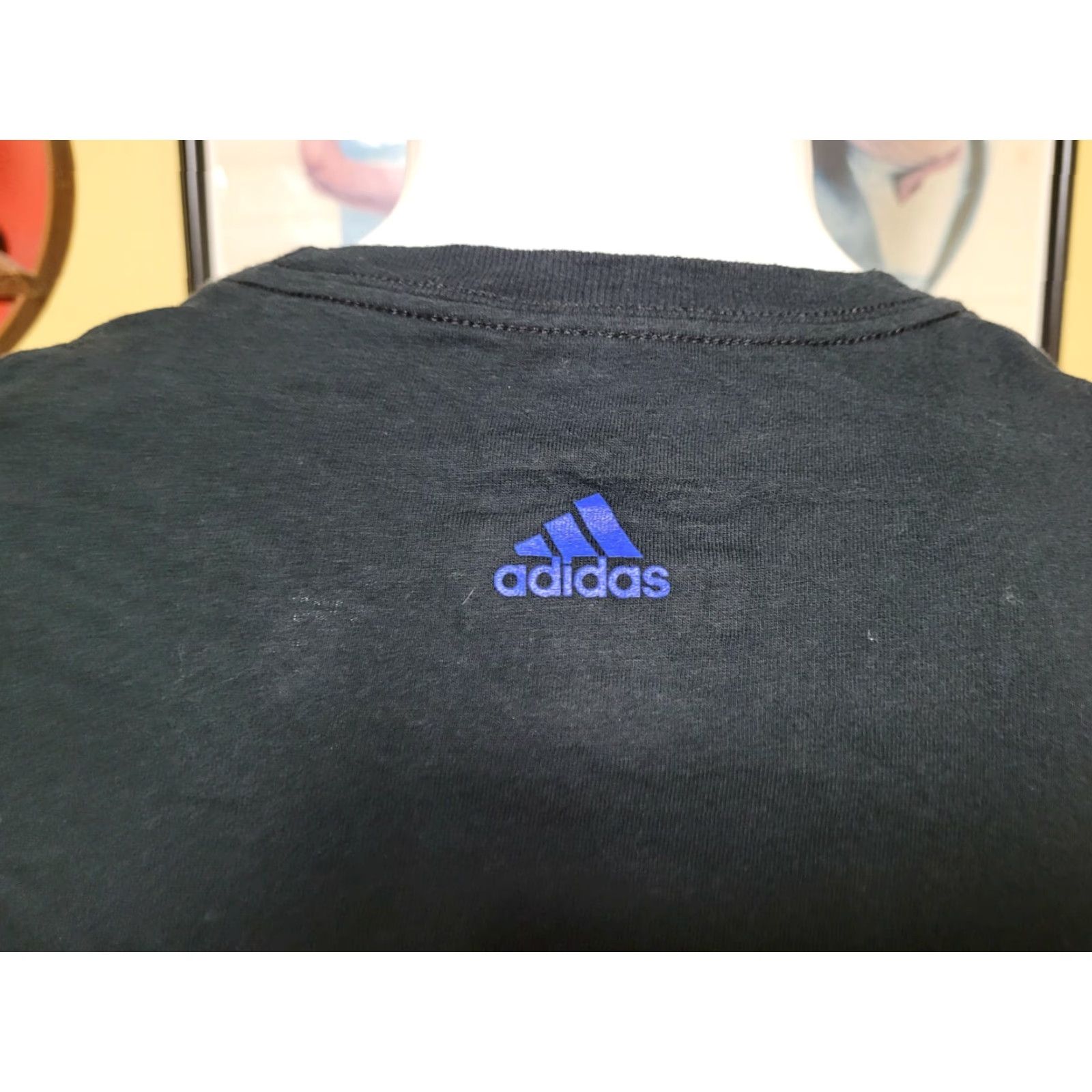 Adidas Womens Adidas USA International Flags Athletic Gym Workout T Shirt Medium Black Short Sleeve Round Neck Casual Womens Size M / US 6-8 / IT 42-44 - 4 Thumbnail