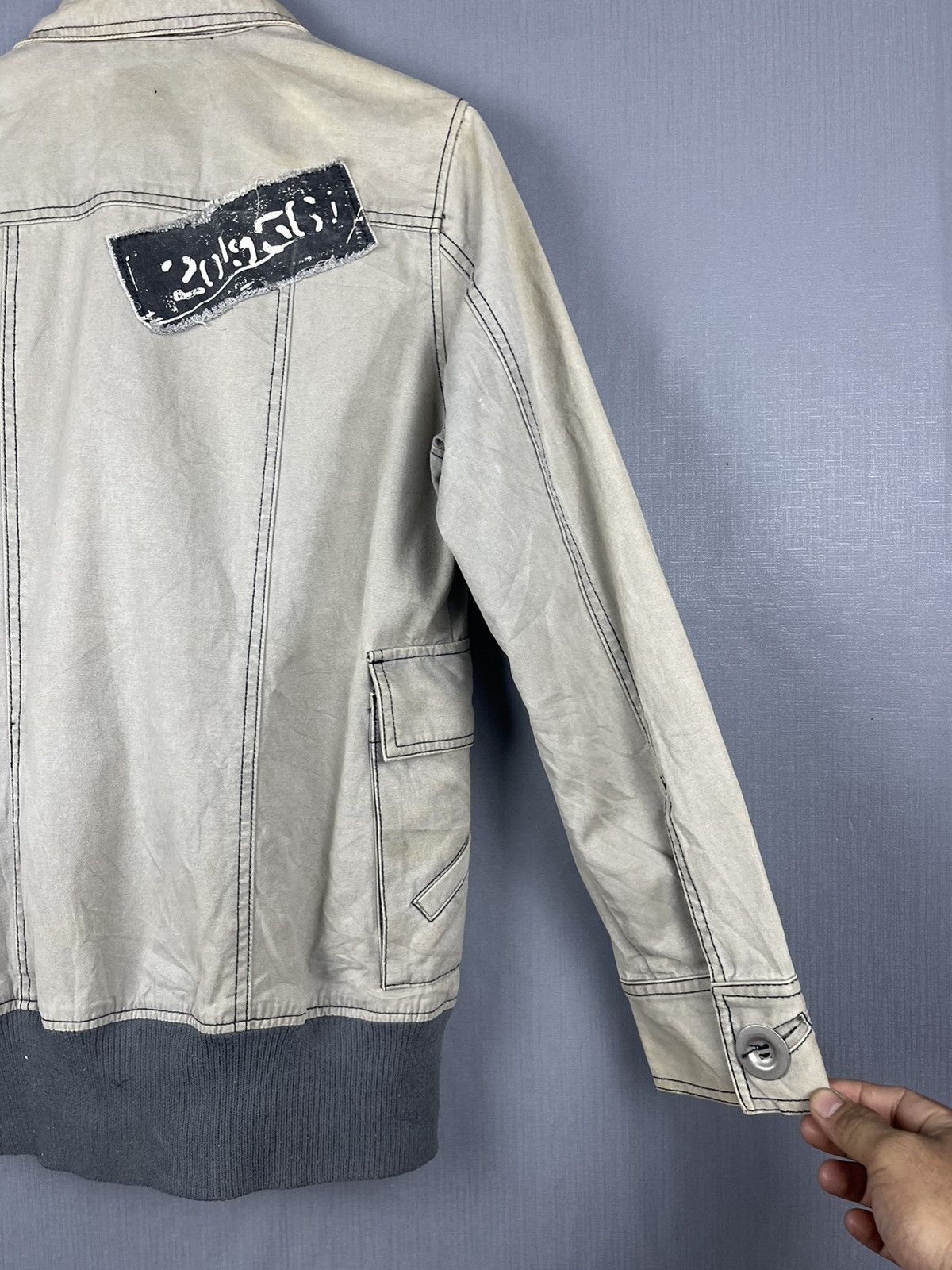 Seditionaries Vintage ALGONQUINS Double Collar Punk Bondage Patches Jacket Size US M / EU 48-50 / 2 - 11 Thumbnail