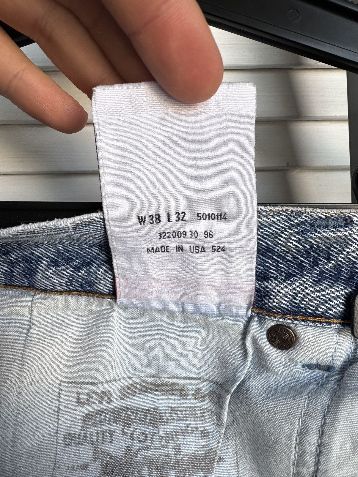 Levi's Vintage Levis 501 Light Wash Blue Denim Jeans Pants USA Size US 36 / EU 52 - 12 Thumbnail