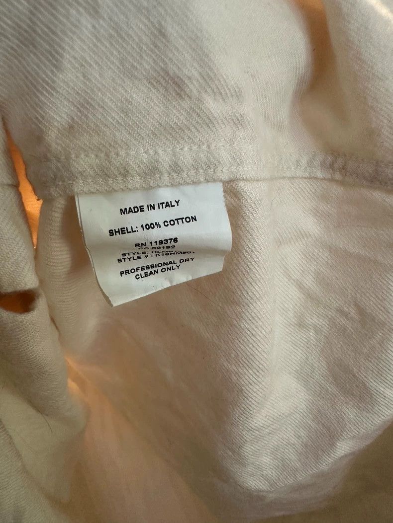 Helmut Lang HELMUT LANG White denim cravat shirt Size US M / EU 48-50 / 2 - 3 Thumbnail
