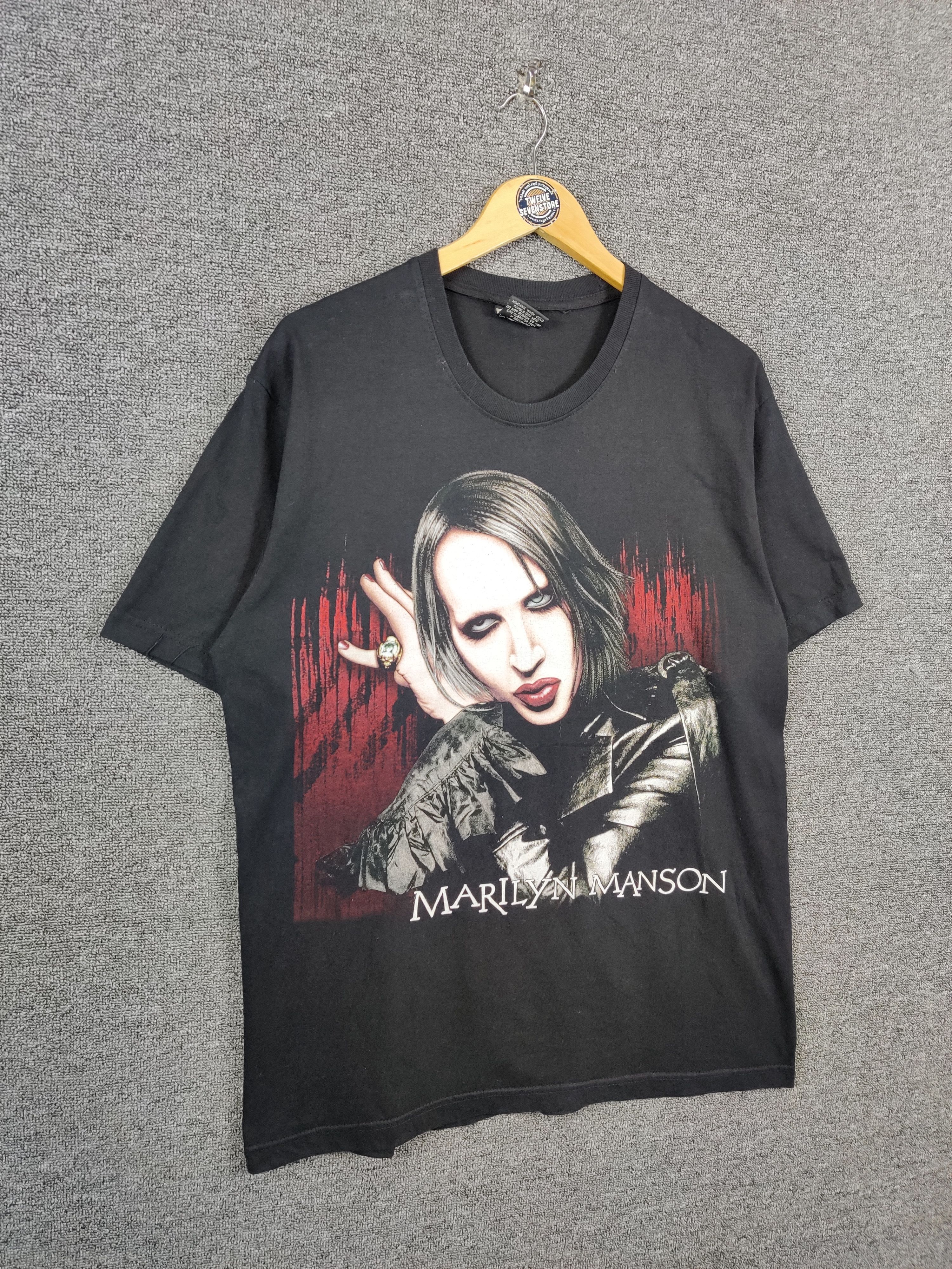 Band Tees Vintage Marilyn Manson Rock Band Tee Tshirt Size US L / EU 52-54 / 3 - 5 Thumbnail