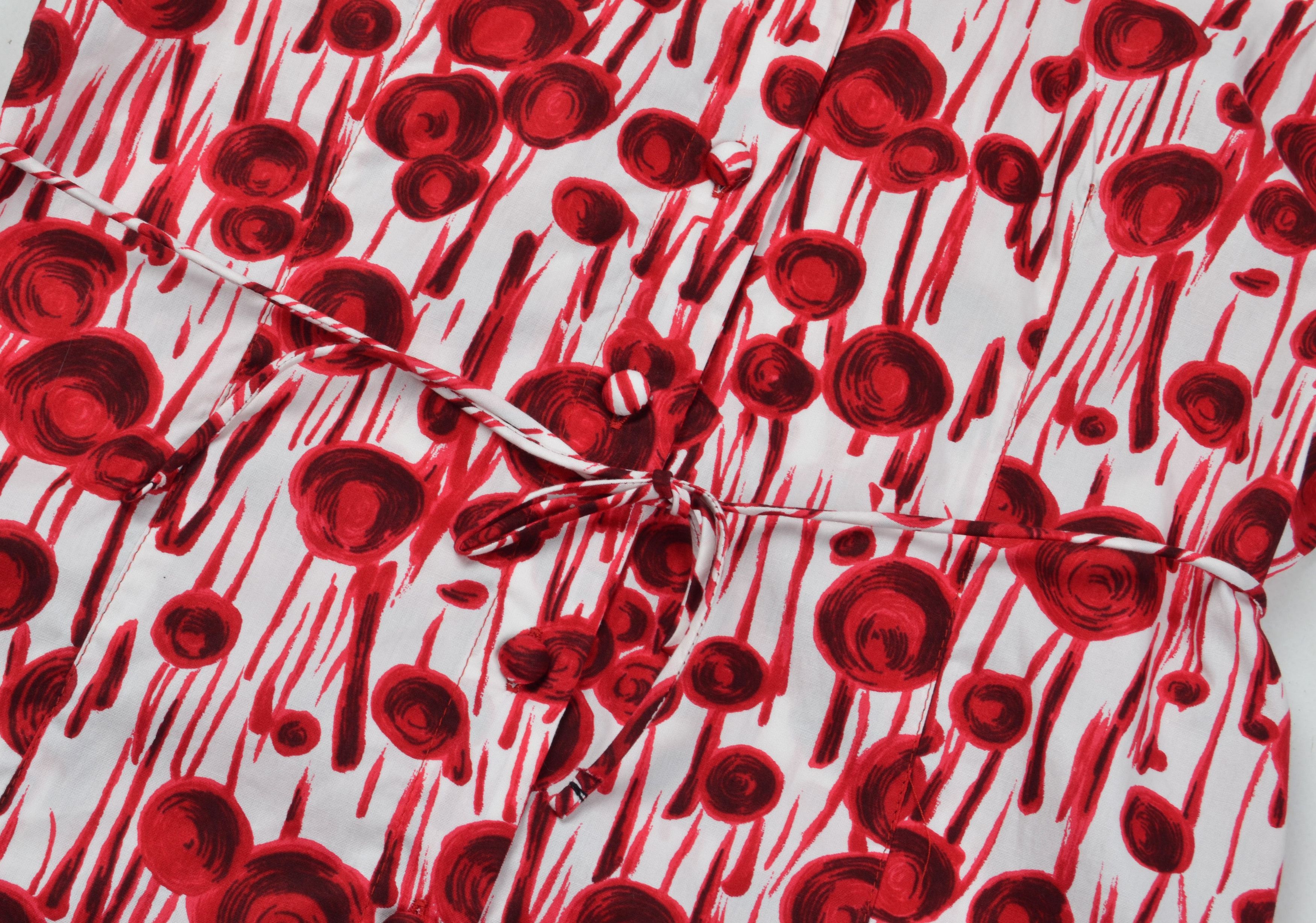 Miss Sixty × Vintage Miss Sixty Y2K Coquette Red Floral Print Short Sleeve Shirt Size L / US 10 / IT 46 - 6 Thumbnail