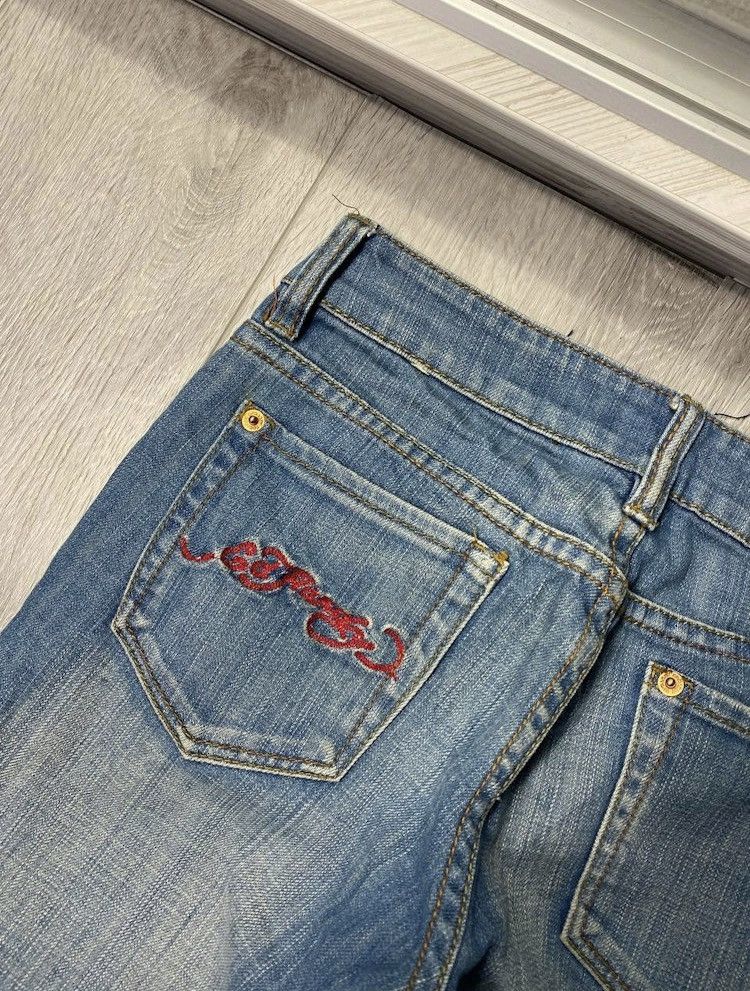 Christian Audigier × Ed Hardy × Vintage Vintage Ed Hardy embroidered logo skinny jeans size 27 Size US 27 - 4 Thumbnail
