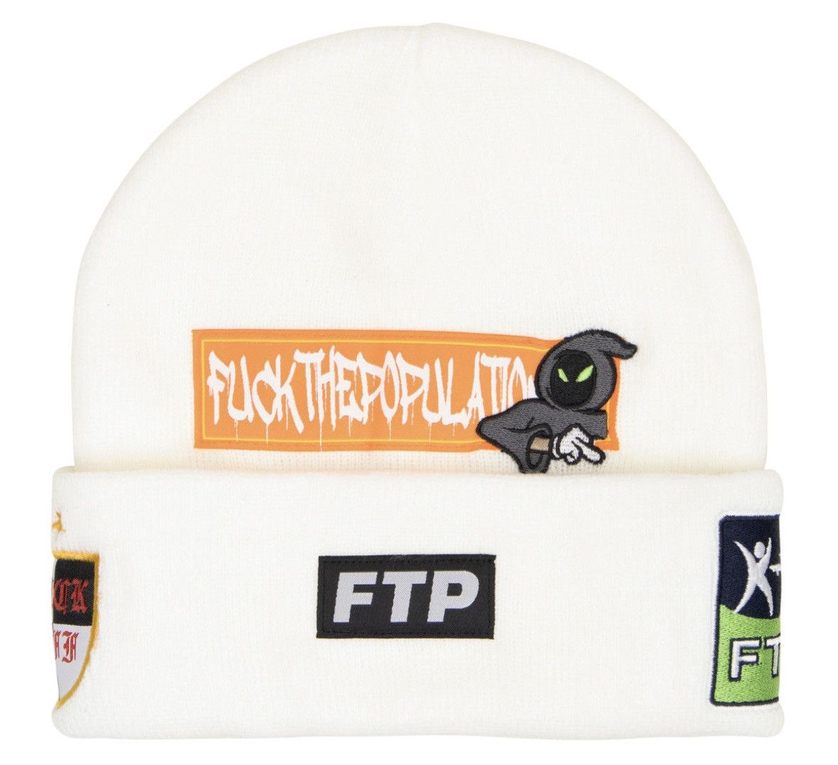 Fuck The Population FTP Beanie Size ONE SIZE - 1 Thumbnail