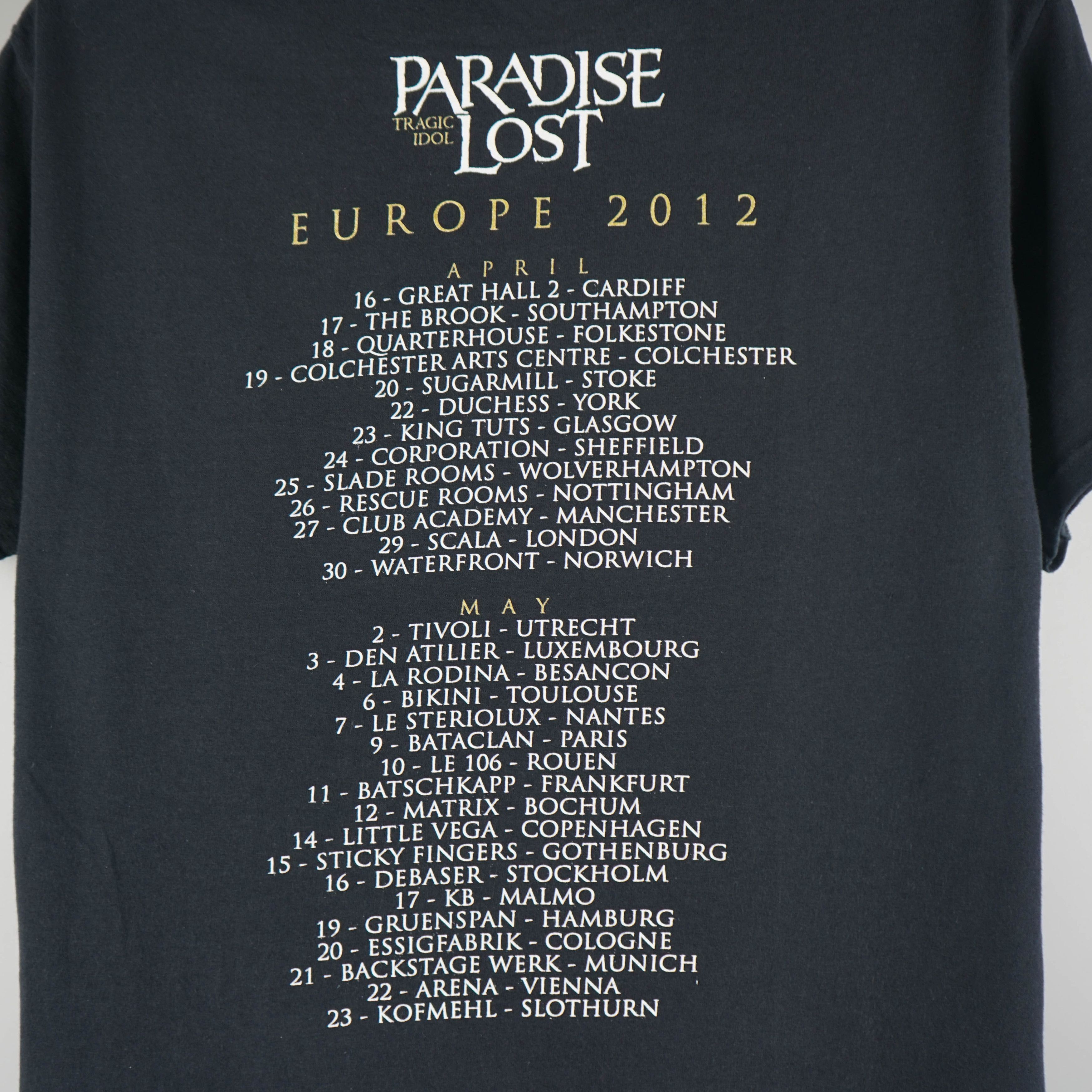 Band Tees × Vintage Vintage 2012 Paradise Lost Tour T-Shirt Size US M / EU 48-50 / 2 - 5 Thumbnail