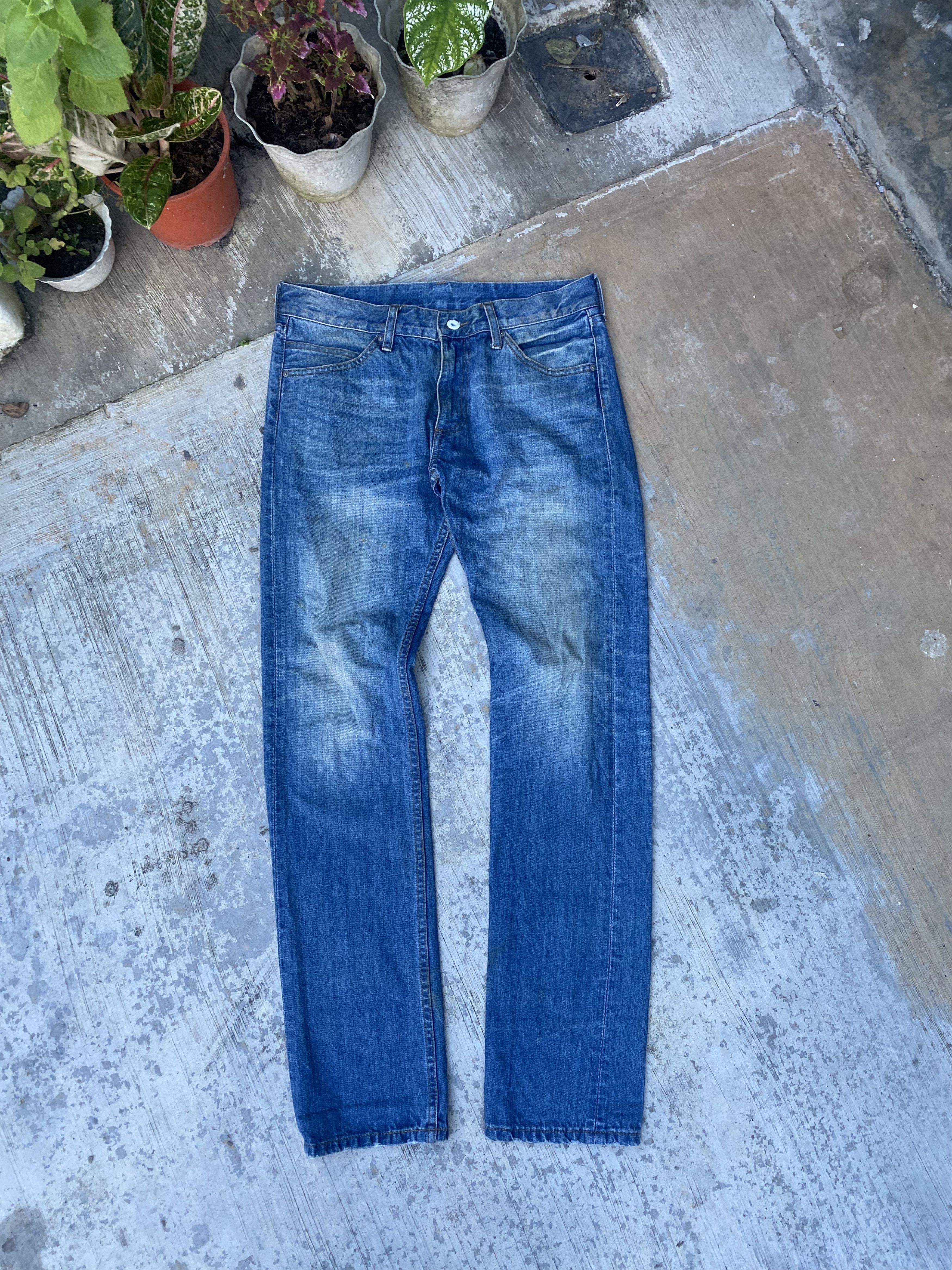 image of Boycott Stone Wash Denim in Stonewash Blue, Men's (Size 32)