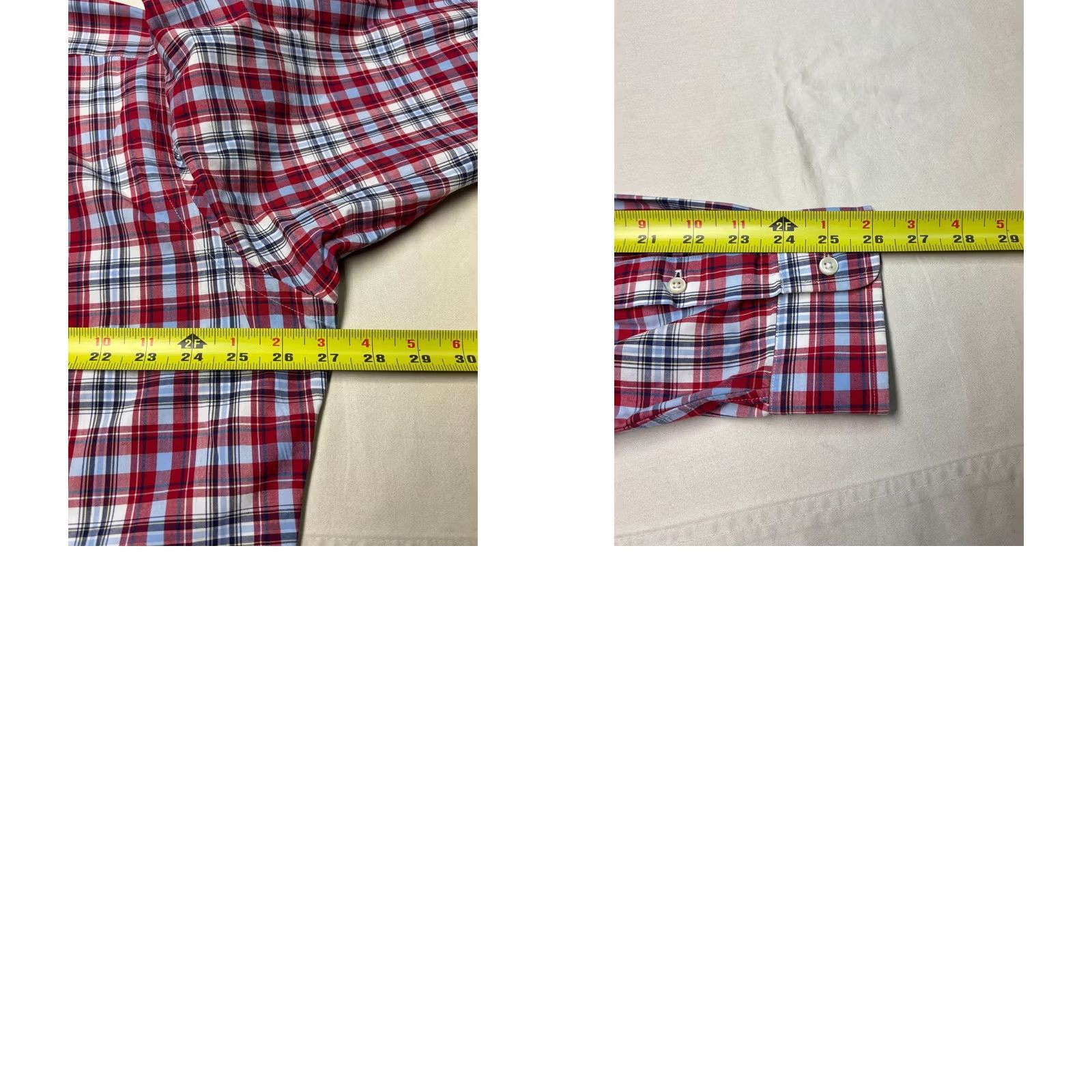 Ralph Lauren Ralph Lauren Shirt Mens XL Classic Fit Plaid Button Down Red White Blue Cotton Size US XL / EU 56 / 4 - 8 Thumbnail