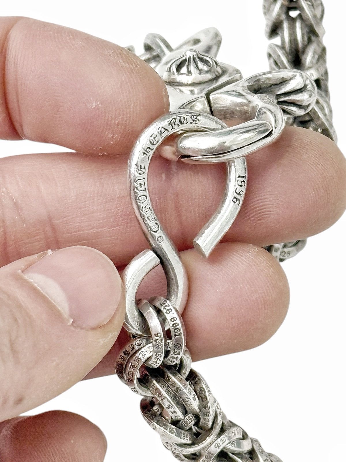 Chrome Hearts Interweave B Chain Wallet Rings Chain w Lobster Clasp Size ONE SIZE - 5 Thumbnail