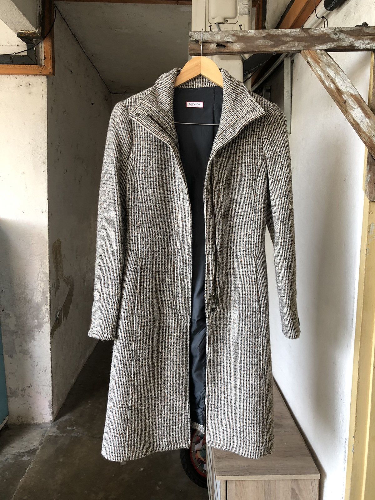 Max Mara Chanel Inspired ❗️Max & Co by Max Mara Tweed Long Jacket Size XS / US 0-2 / IT 36-38 - 4 Thumbnail