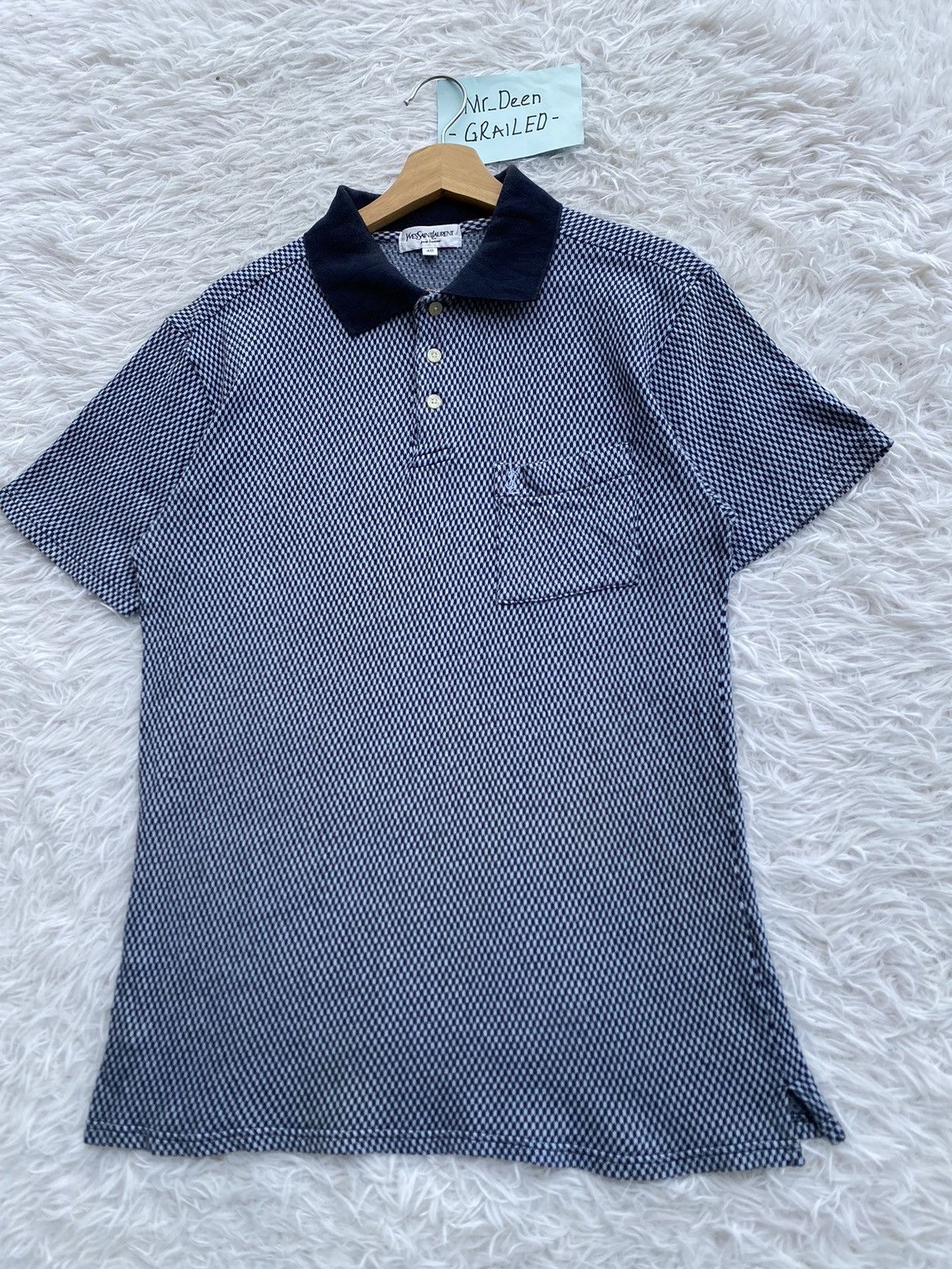 Yves Saint Laurent Rare Vintage Yves Saint Laurent YSL Pour Homme Shirt Size US M / EU 48-50 / 2 - 3 Thumbnail