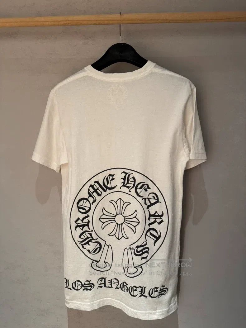 Chrome Hearts CHROME HEARTS Size S White round neck Los Angeles city limi Size US S / EU 44-46 / 1 - 1 Thumbnail