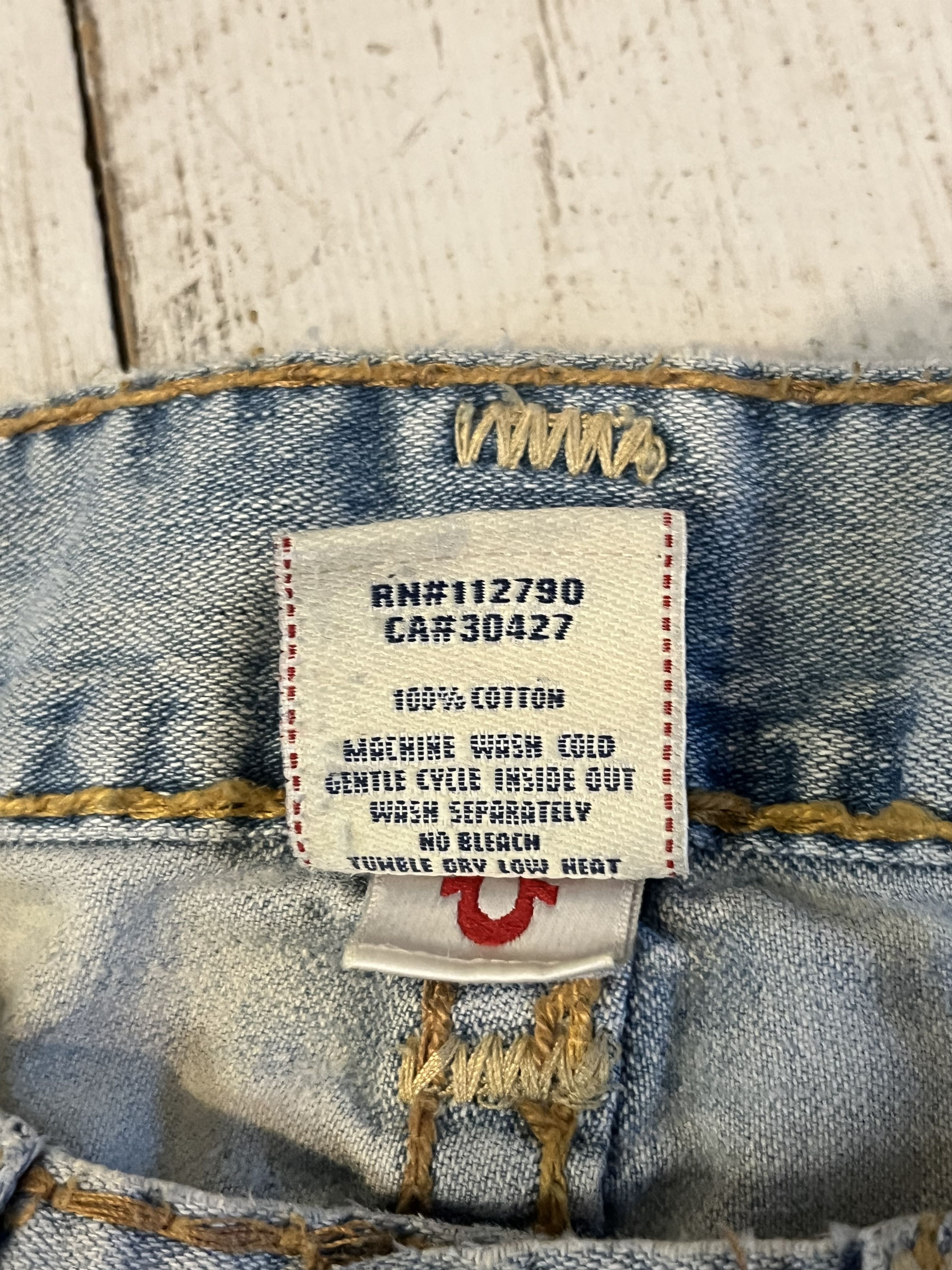Japanese Brand × True Religion True Religion Bobby Super T Crazy Y2K Baggy Chief Keef Size US 30 / EU 46 - 10 Thumbnail