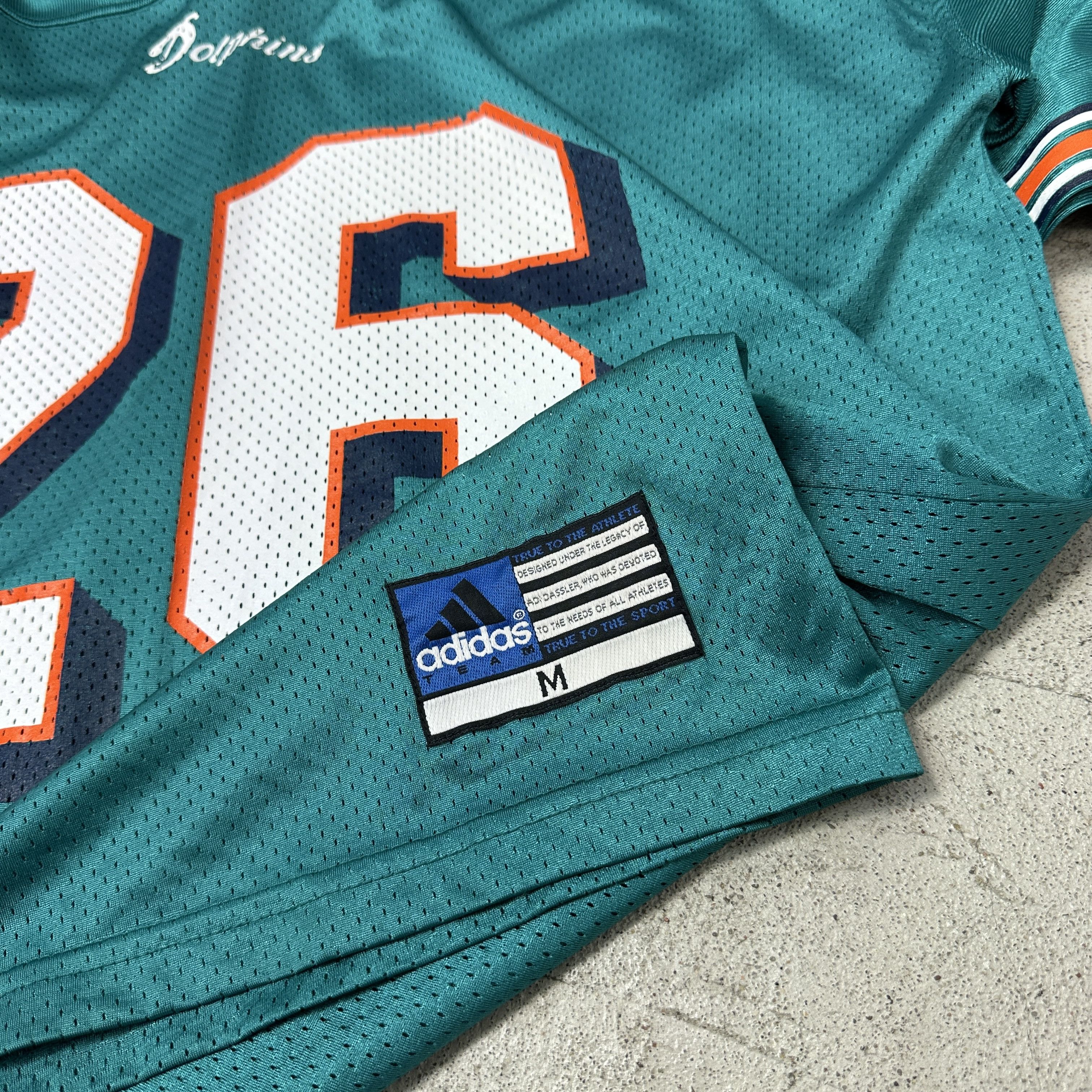 Adidas Vintage Old School Sporty Miami Dolphins L Smith 90s Jersey Size US M / EU 48-50 / 2 - 5 Thumbnail