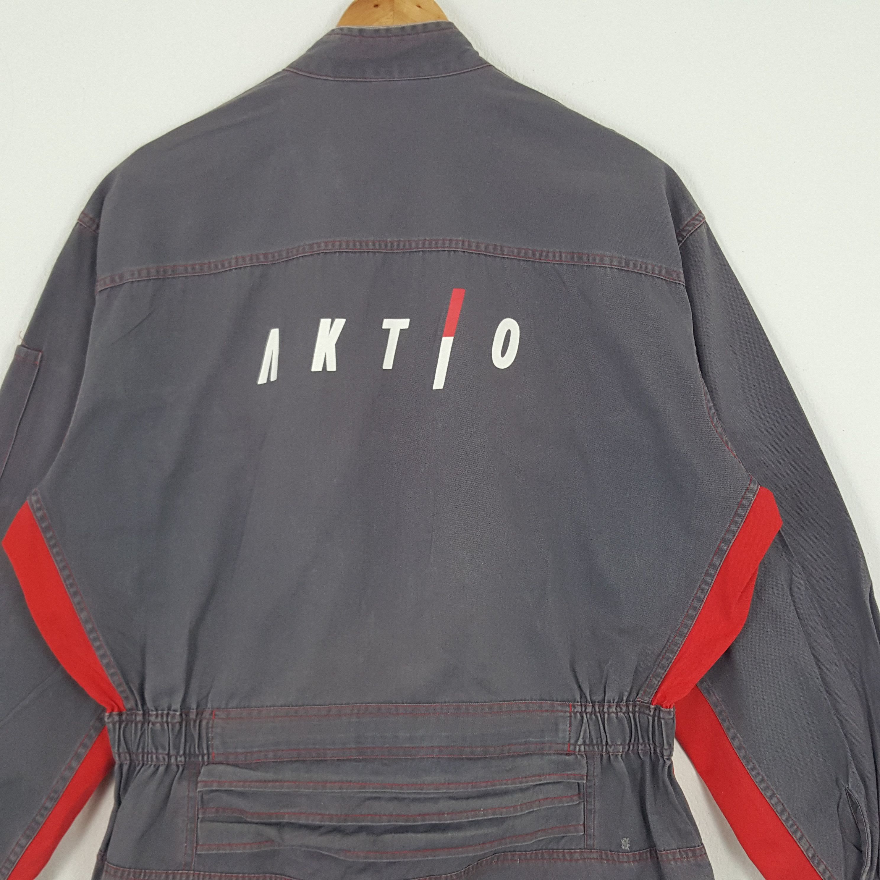 Japanese Brand × Vintage Vintage AKTO Japan Motorsports Baggy Style Coverall Jacket Size US XL / EU 56 / 4 - 2 Thumbnail