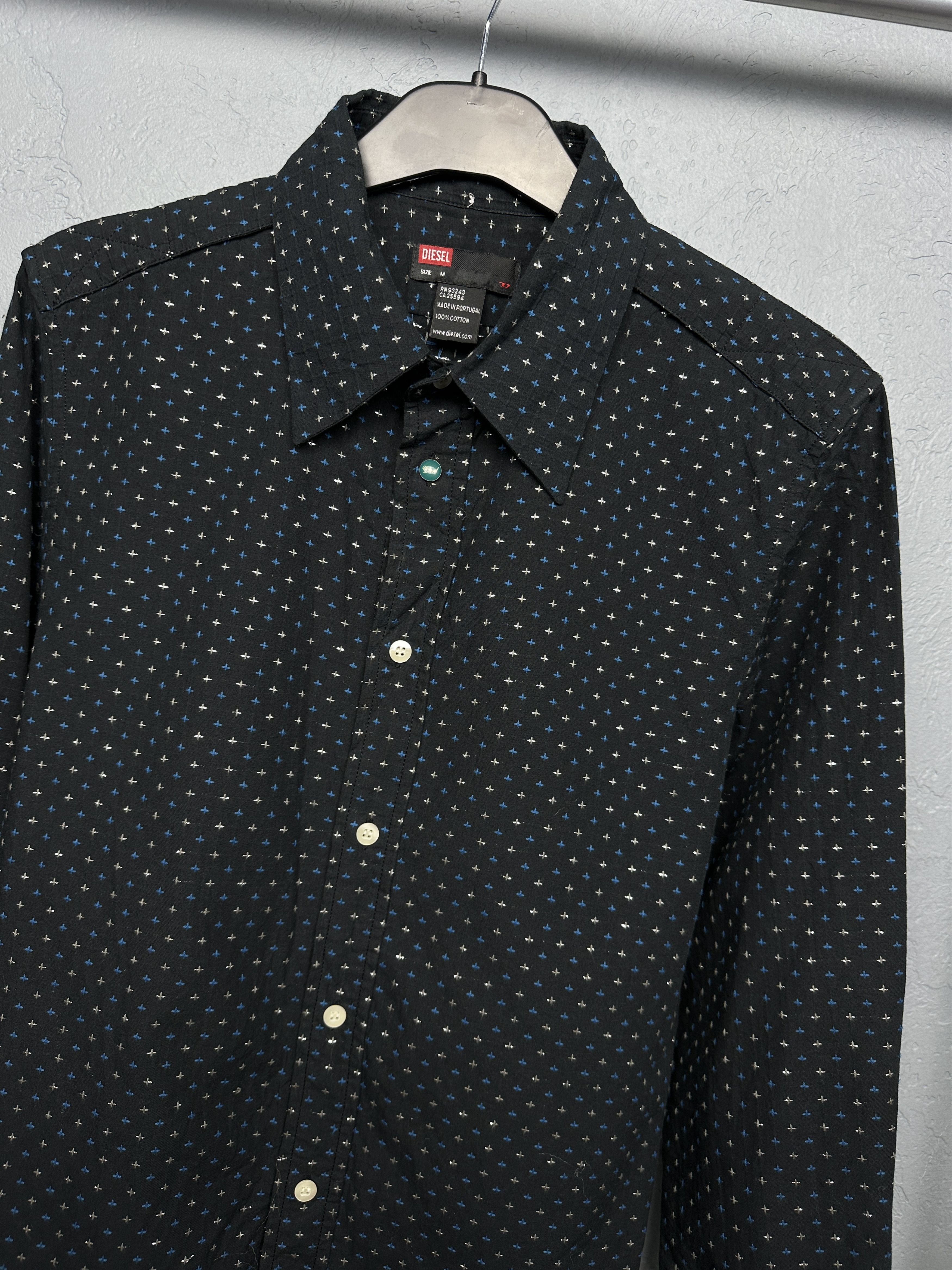Diesel Diesel Vintage Mens Long Sleeve Shirt Size US M / EU 48-50 / 2 - 2 Thumbnail