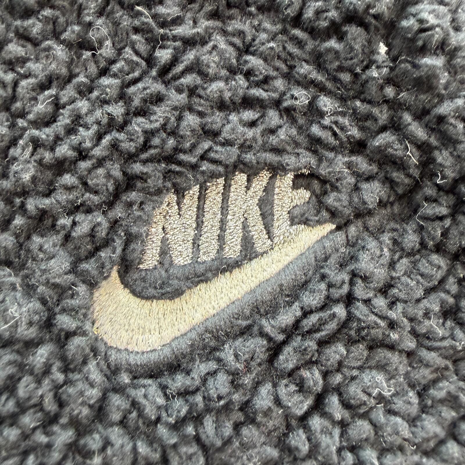 Nike Nike Sherpa Teddy Fleece Longline Full Zip Jacket Black L Size L / US 10 / IT 46 - 6 Thumbnail
