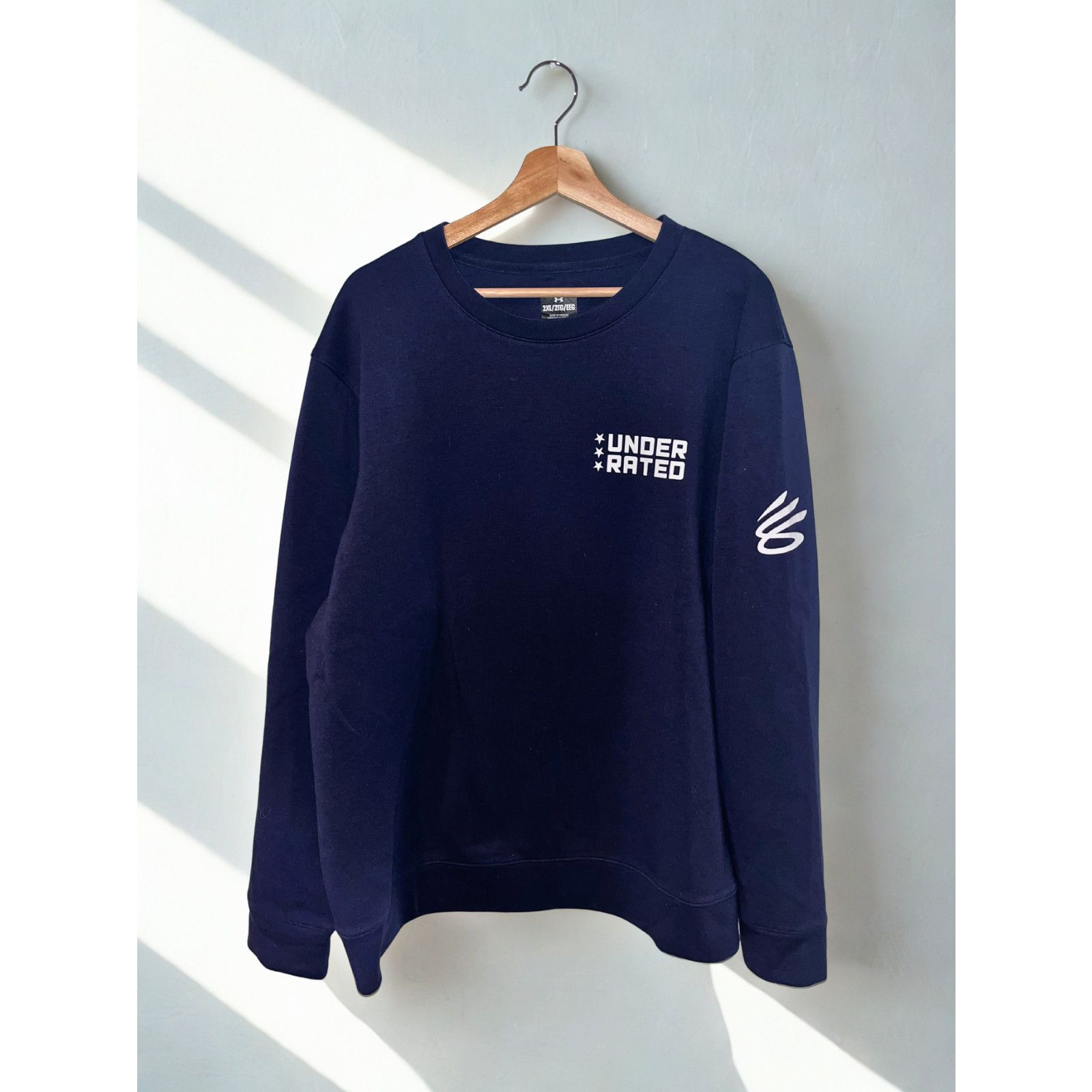 Under Armour Steph Curry Underrated Golf Crewneck Sweatshirt 2XL NWOT Size US XXL / EU 58 / 5 - 11 Thumbnail