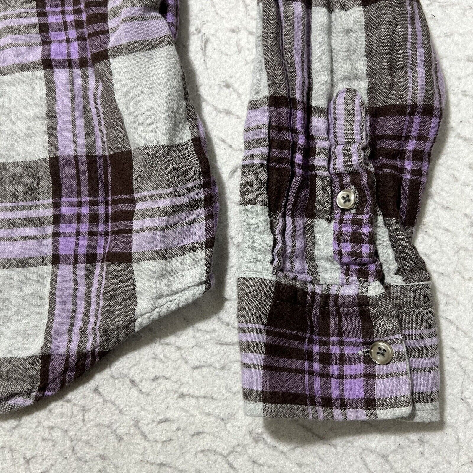 Christian Audigier Christian Audigier Plaid Button Down Long Sleeve Shirt Size L / US 10 / IT 46 - 8 Thumbnail