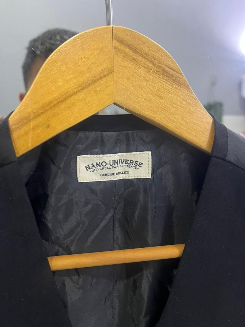NANO universe Nano Universe Black Tailored Vest Adjustable Back Size US S / EU 44-46 / 1 - 4 Thumbnail