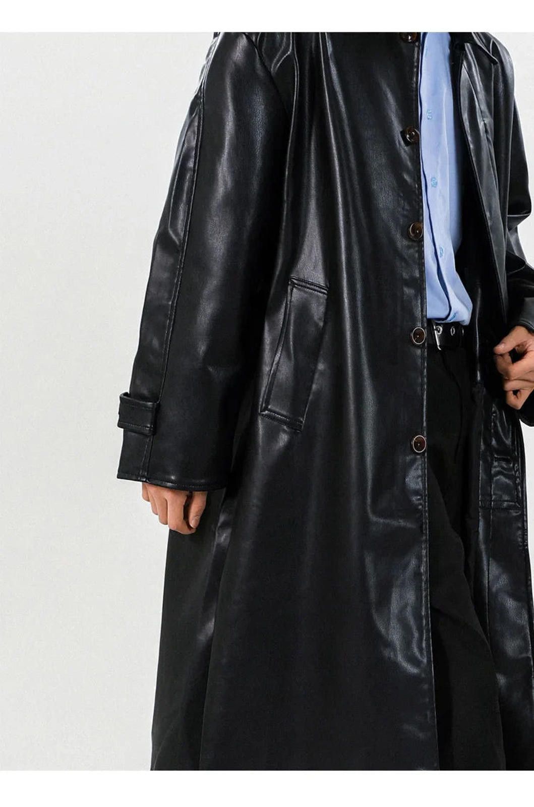Other Faux Leather Trench Coat Size US M / EU 48-50 / 2 - 6 Thumbnail