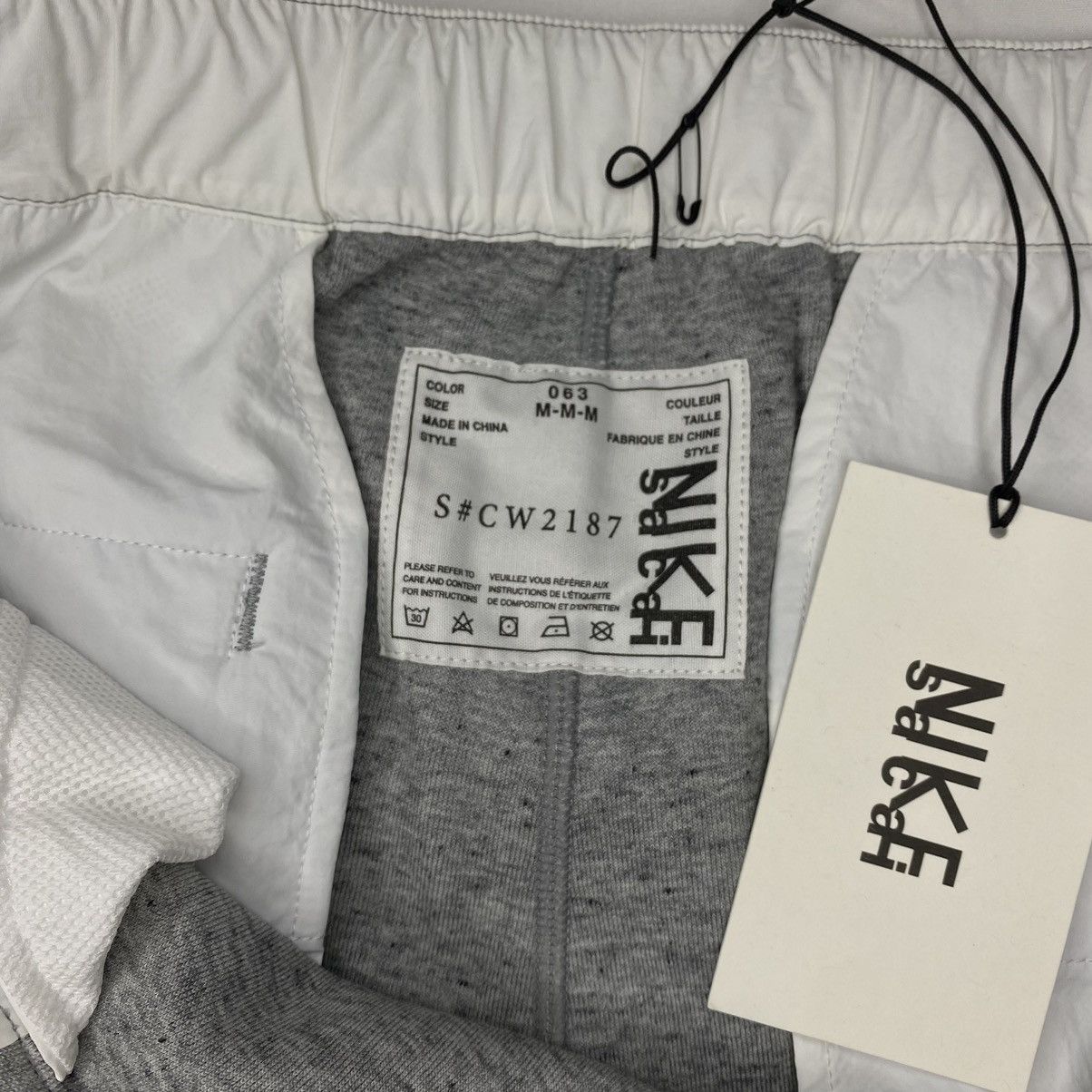 Nike × Sacai Nike Sacai Fleece Sweatpants Size US 31 - 7 Thumbnail