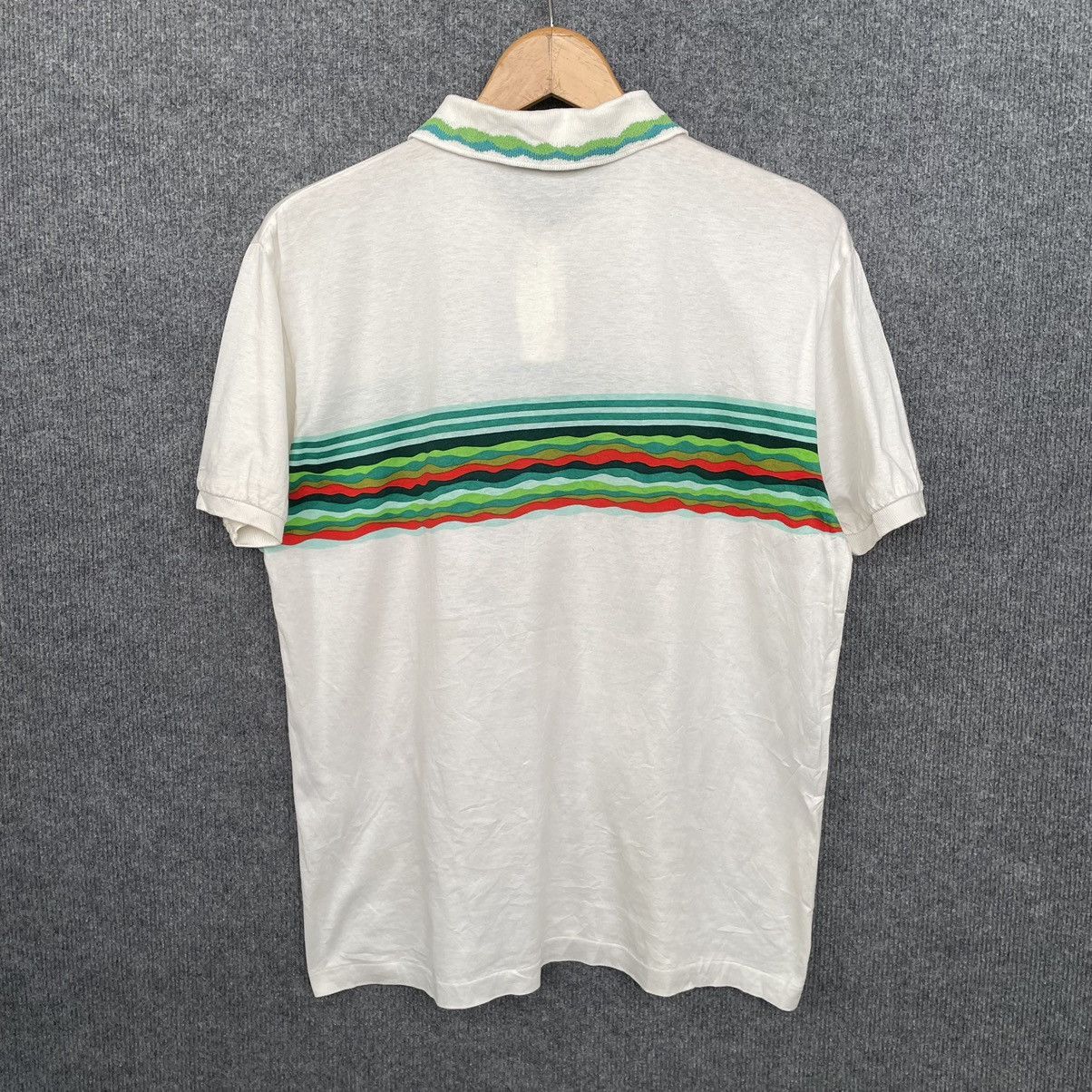 Balenciaga × Vintage Vintage Balenciaga Stripes Polo Shirt Size US M / EU 48-50 / 2 - 10 Thumbnail