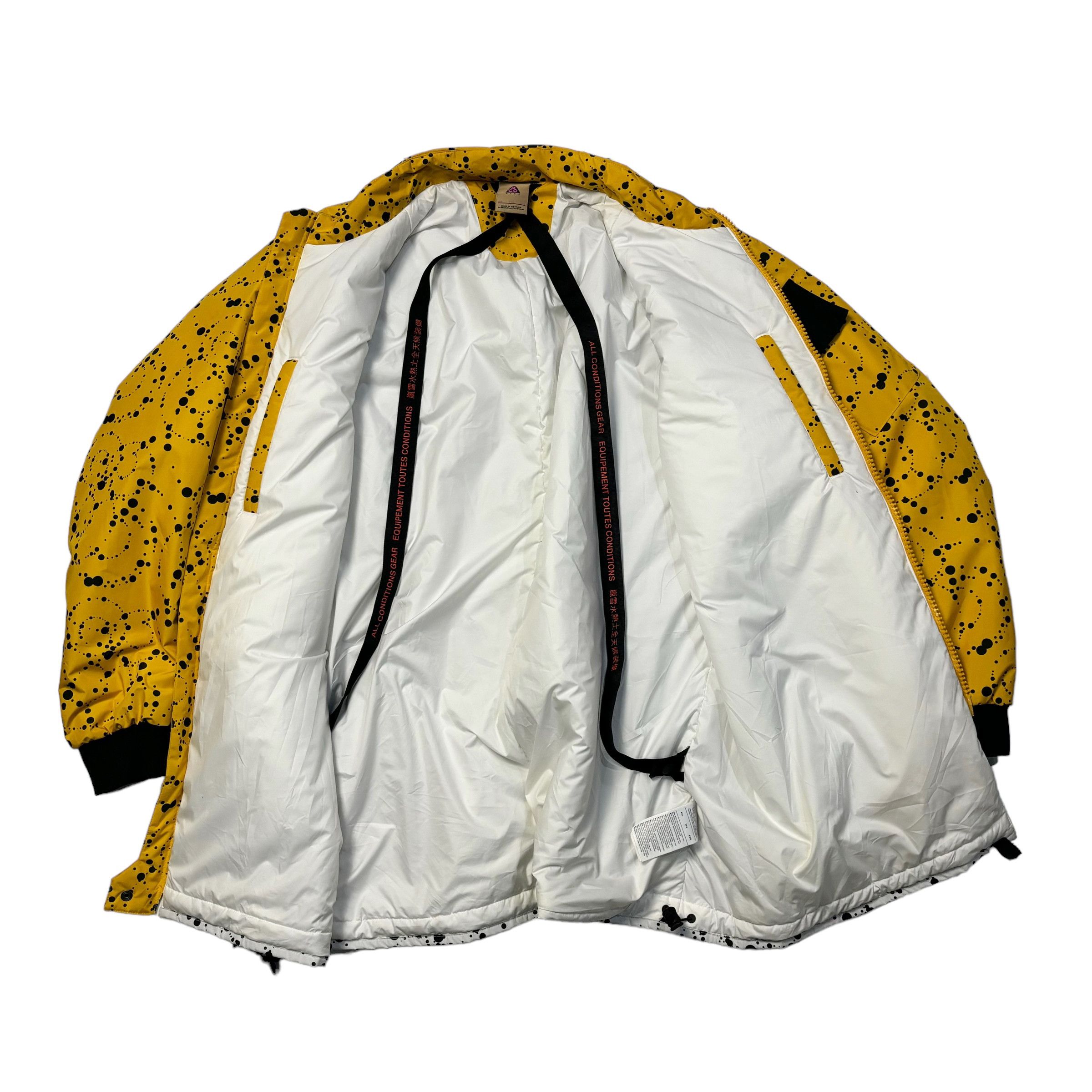 Nike ACG Nike Lab ACG White and Yellow Errolson Hugh Insulated Jacket Size US XXL / EU 58 / 5 - 7 Thumbnail
