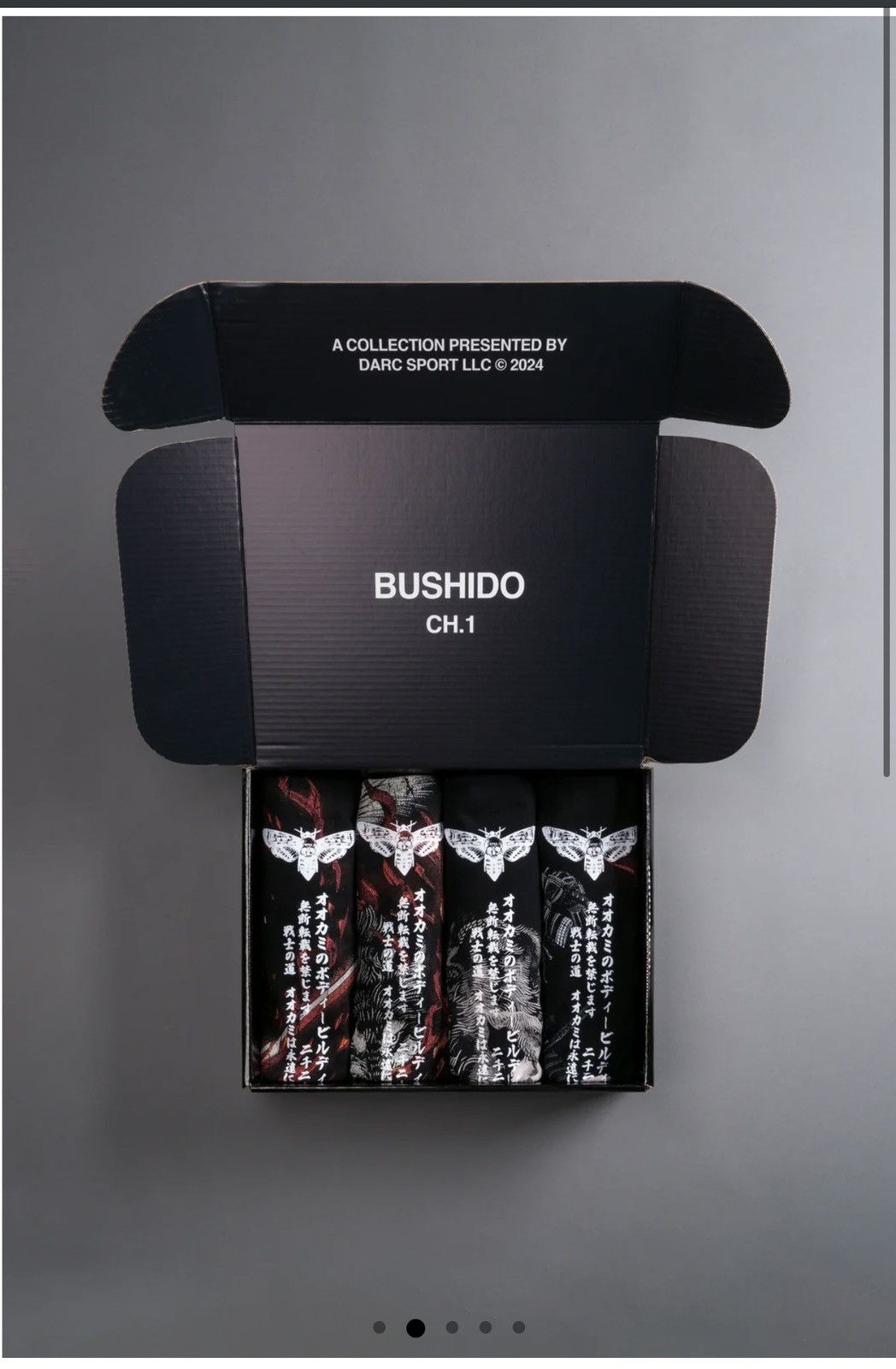 Vintage BUSHIDO CHAPTER 1 "SIDE-BY-SIDE" TEE BOX Size US XL / EU 56 / 4 - 4 Thumbnail