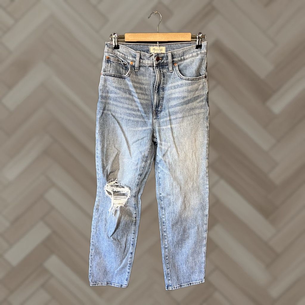 Madewell Madewell Jeans Womens 28 The Perfect Vintage High Rise Stretch Denim 5-Pocket Regular Blue 90s Bohemian Preppy | Mens? Size 28" / US 6 / IT 42 - 1 Thumbnail