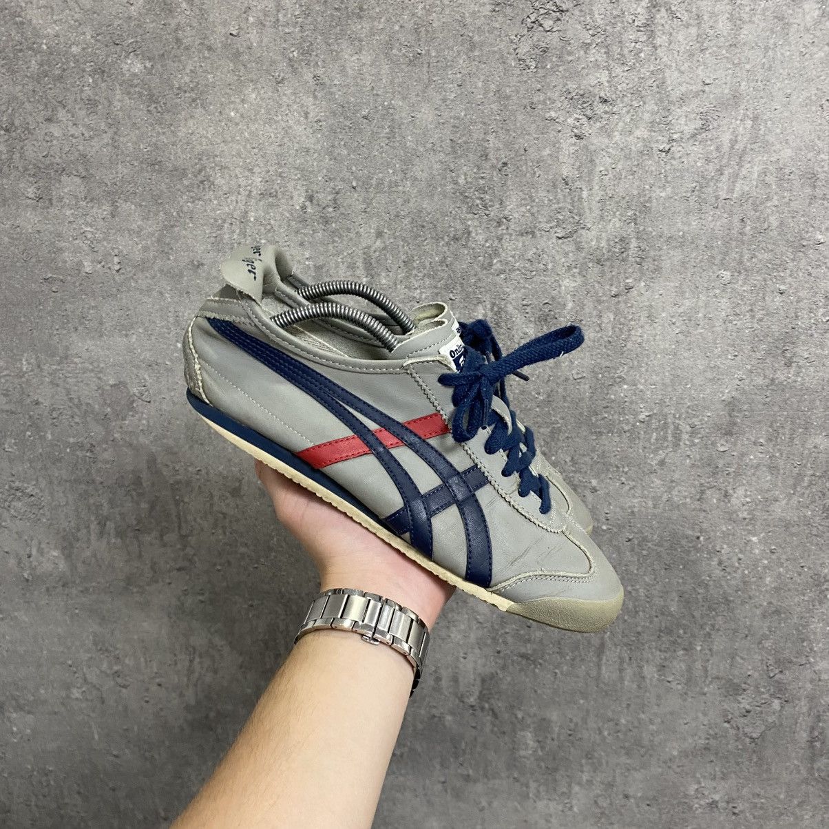 Asics Vintage Asics Onitsuka Tiger Mexico 66 Leather Sneakers Size US 8.5 / EU 41-42 - 2 Thumbnail