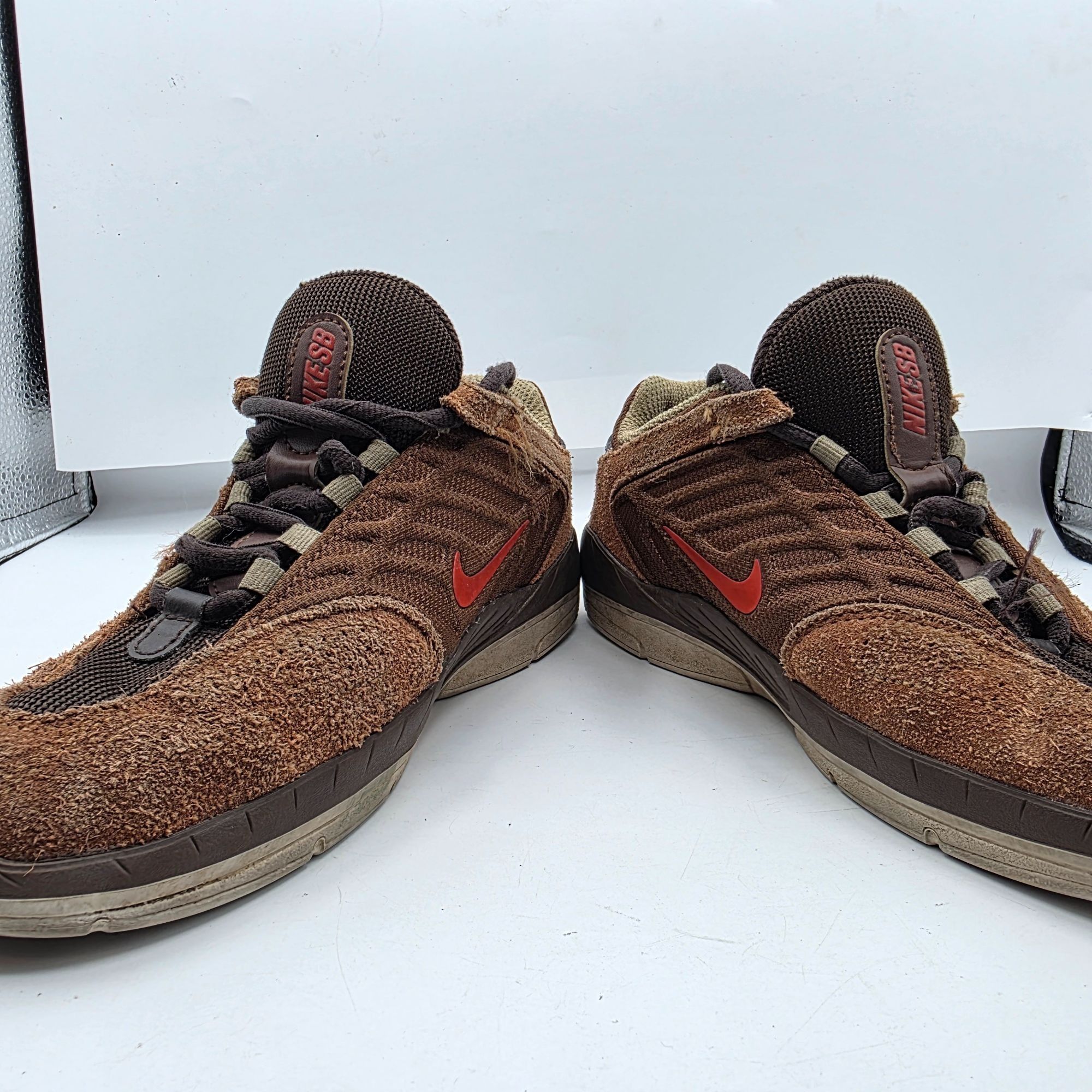 Nike Nike SB Vertebrae Brown Cacao Wow Dragon Red Mens Shoes Size Size US 6.5 / EU 39-40 - 2 Thumbnail