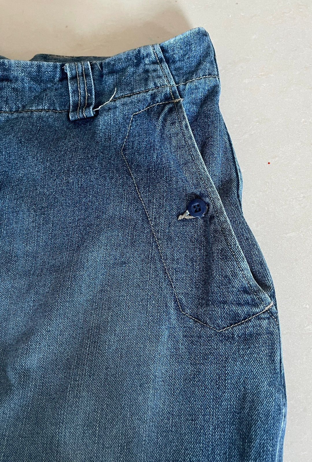 Marithe + Francois Girbaud Vintage 90s Marithe Francois Girbaud Hip Hop Baggy Jeans Size US 44 / EU 60 - 9 Thumbnail