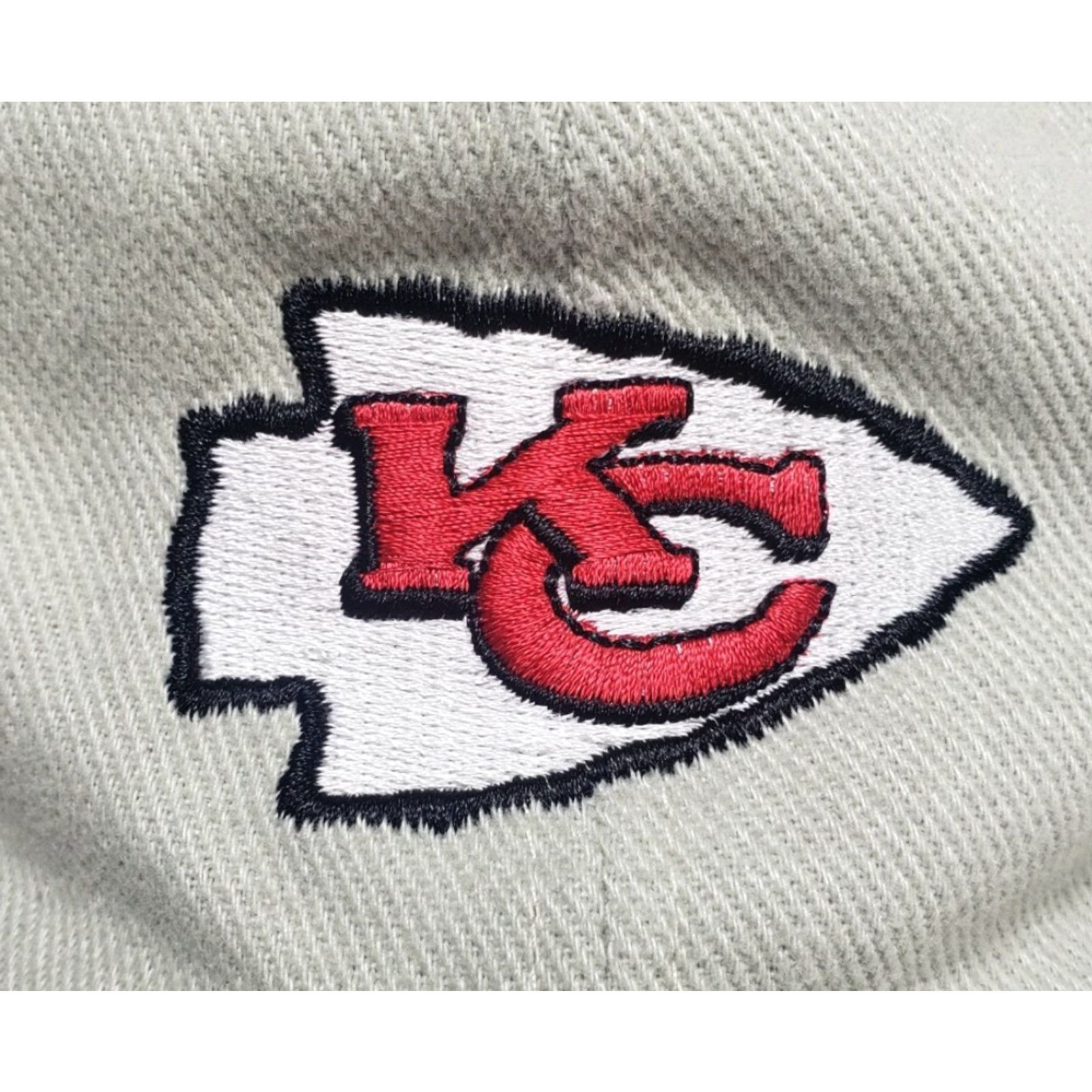 NFL VINTAGE NFL Kansas City KC Baseball Style Hat Cap With Strap Beige 90's Size ONE SIZE - 2 Thumbnail