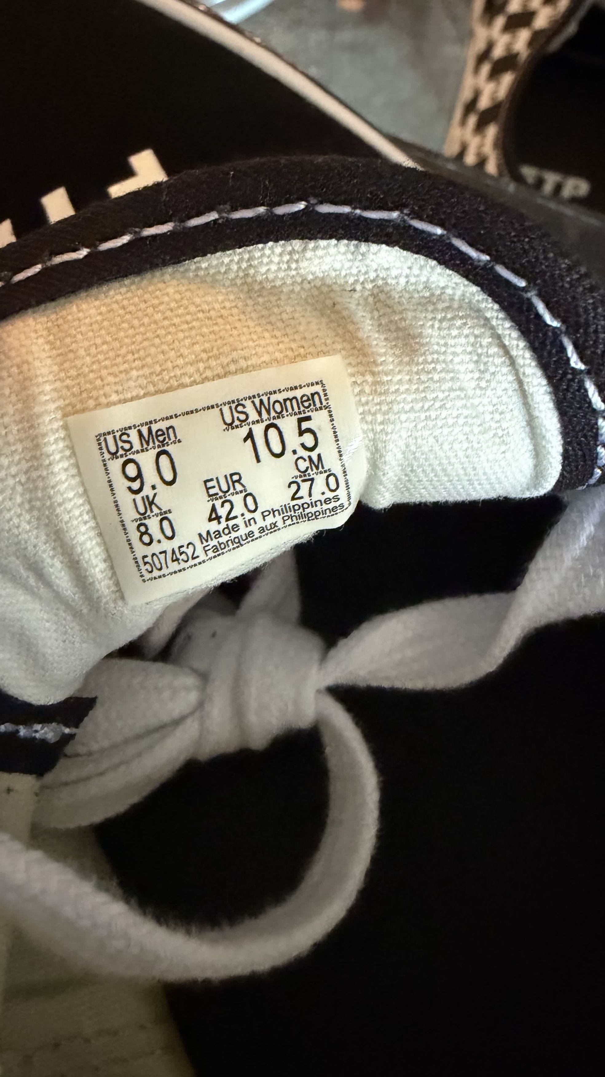 Vans VANS AUTHENTIC 44 FTP CHECKERBOARD VAULT VN000EEUBLK 9 WHITE Size US 9 / EU 42 - 11 Thumbnail