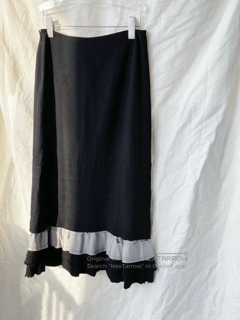 Other Comme Des Garcons size M Black and gray patchwork cake-tie Size 22" - 6 Thumbnail