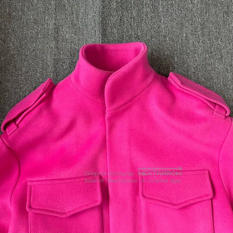 Louis Vuitton Louis Vuitton Pink sheep wool coat Size US M / EU 48-50 / 2 - 4 Thumbnail